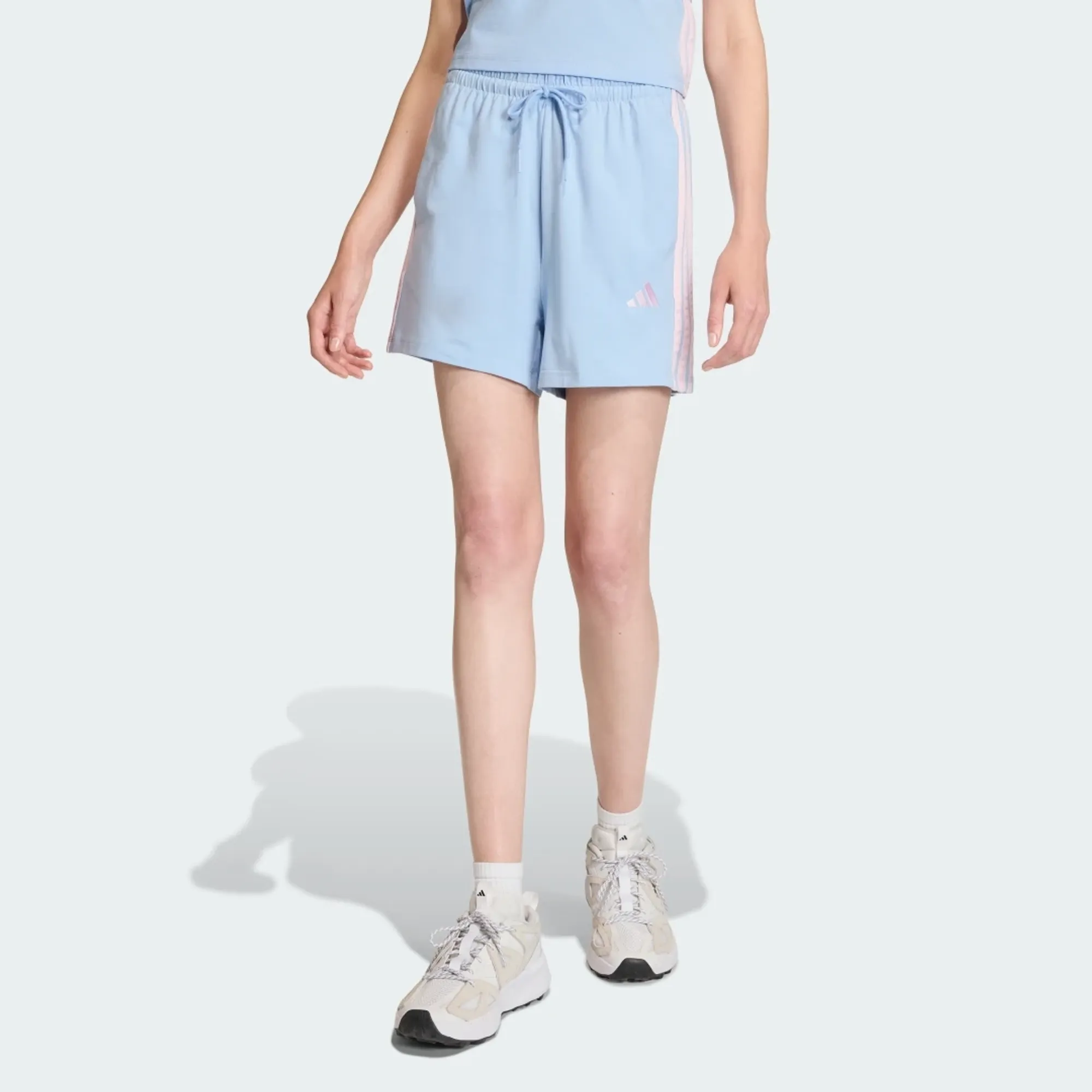 adidas Essentials 3-Stripes Cotton Shorts