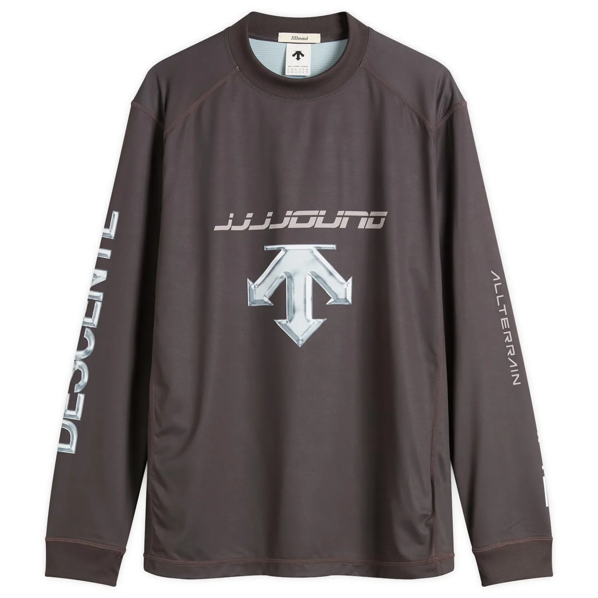 Descente Men's Allterrain x JJJJound Warm Up Long Sleeve Brown