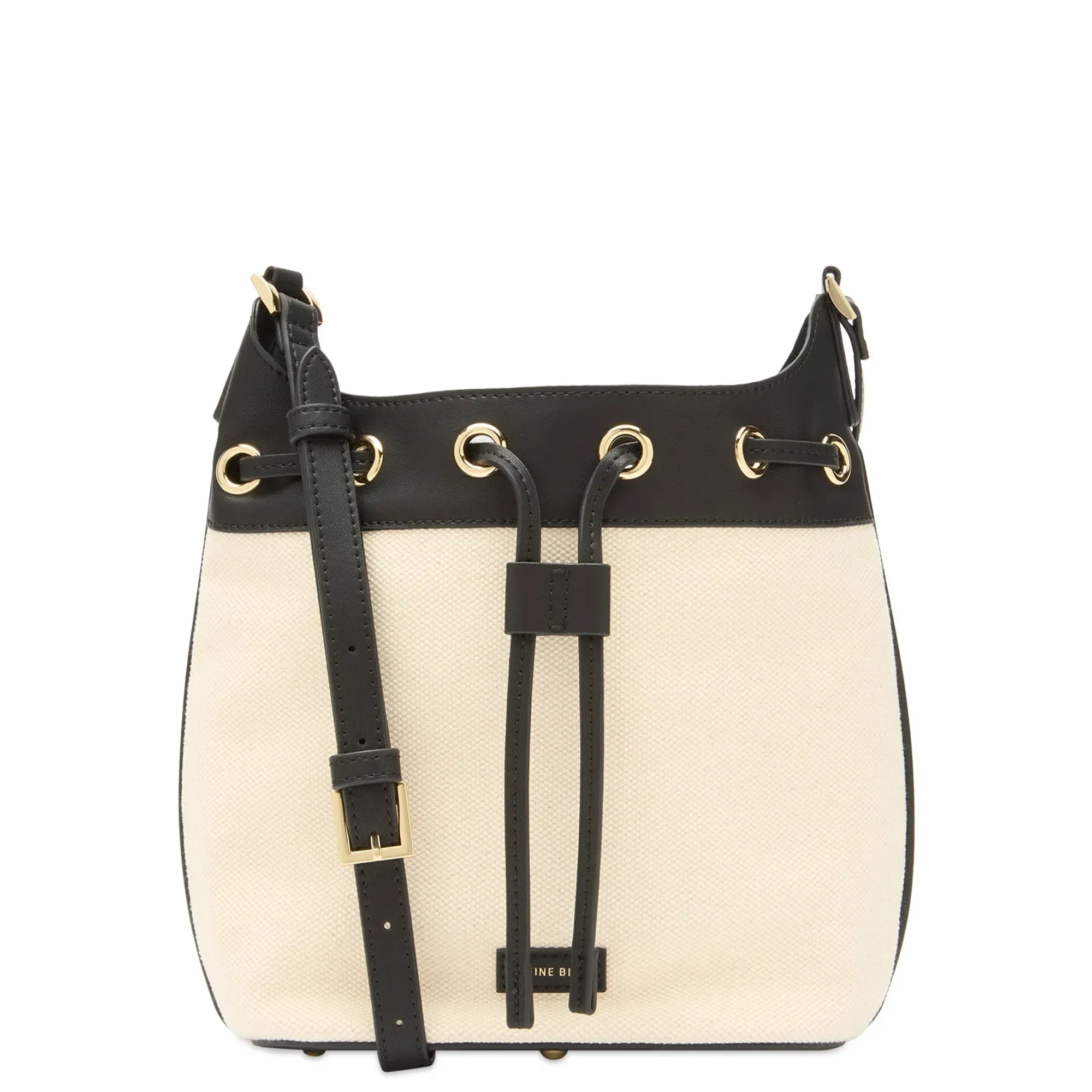 Anine Bing Women's Mini Alana Bucket Bag Beige