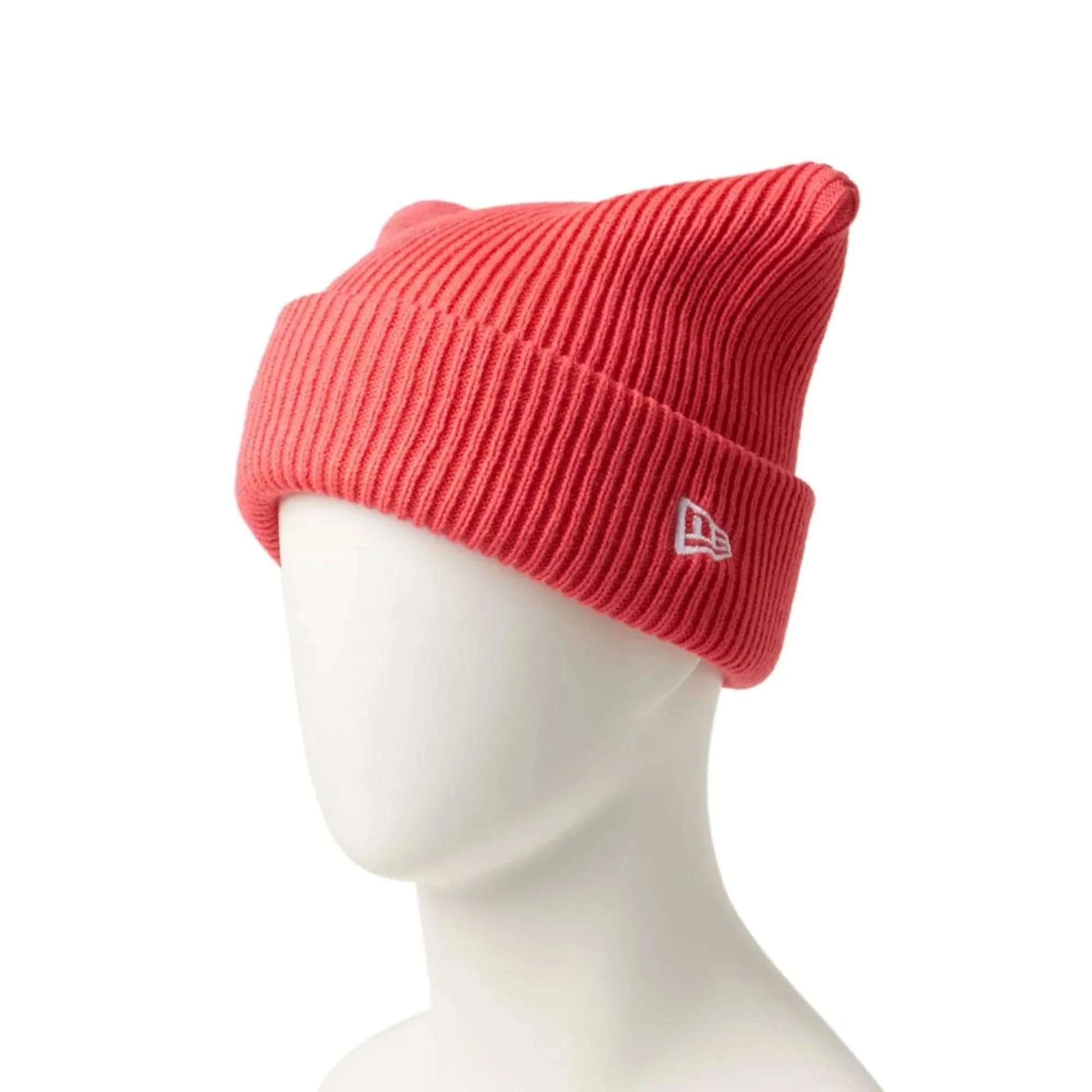 New Era Pastel Pink Rib Knit Beanie Hat adult unisex