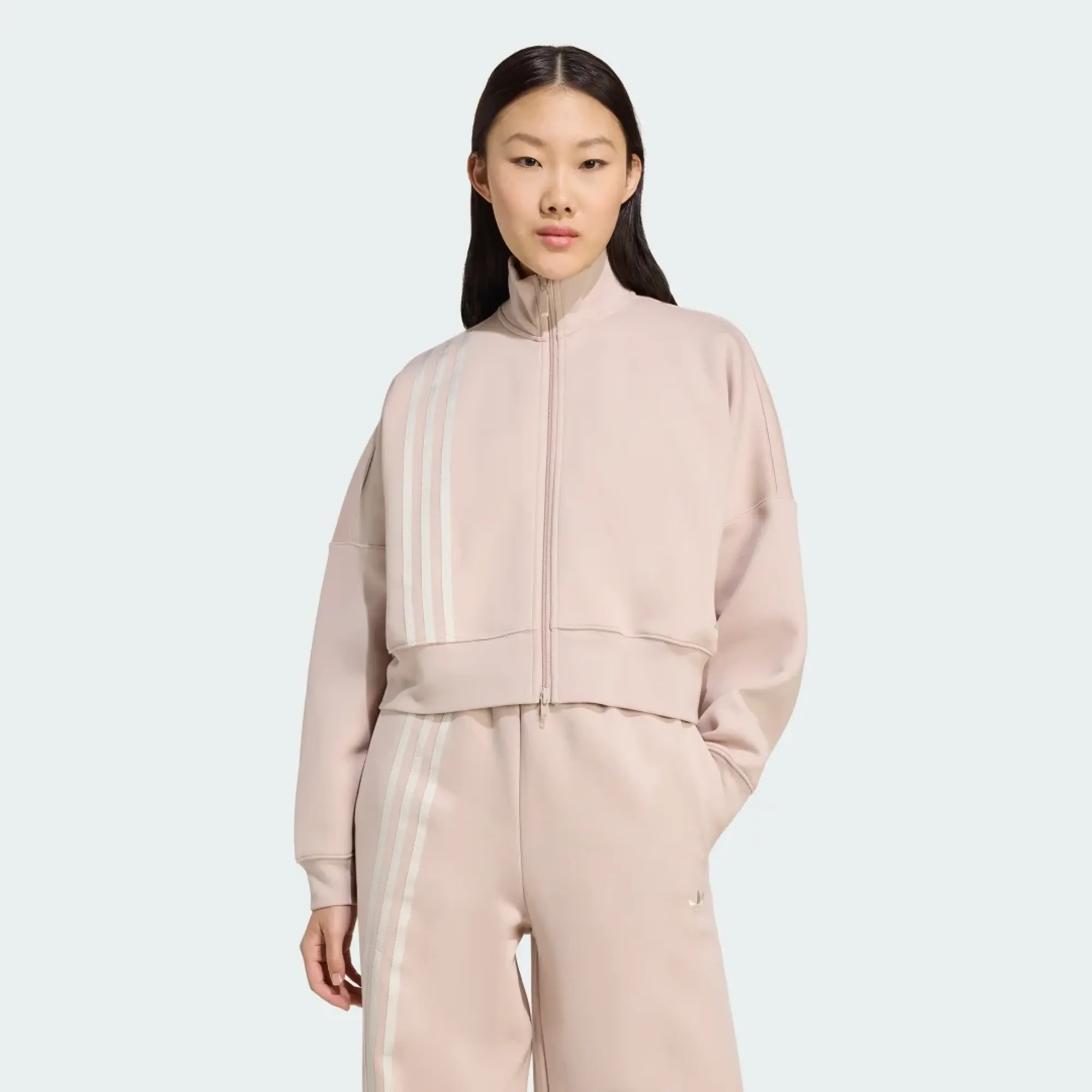 adidas Off Placed 3-Stripes Zip Up