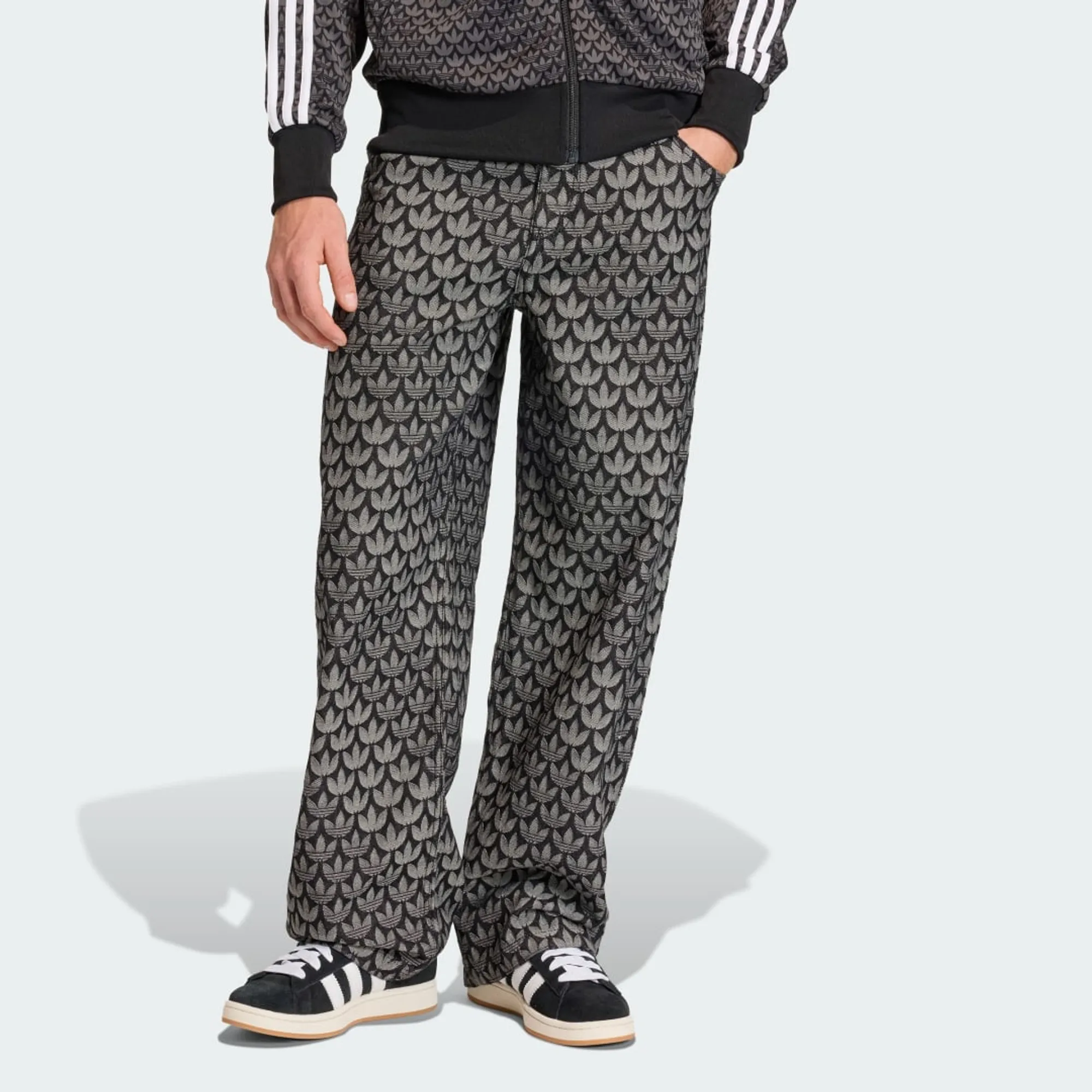 adidas DENIM LOOSE MONOGRAM PANTS