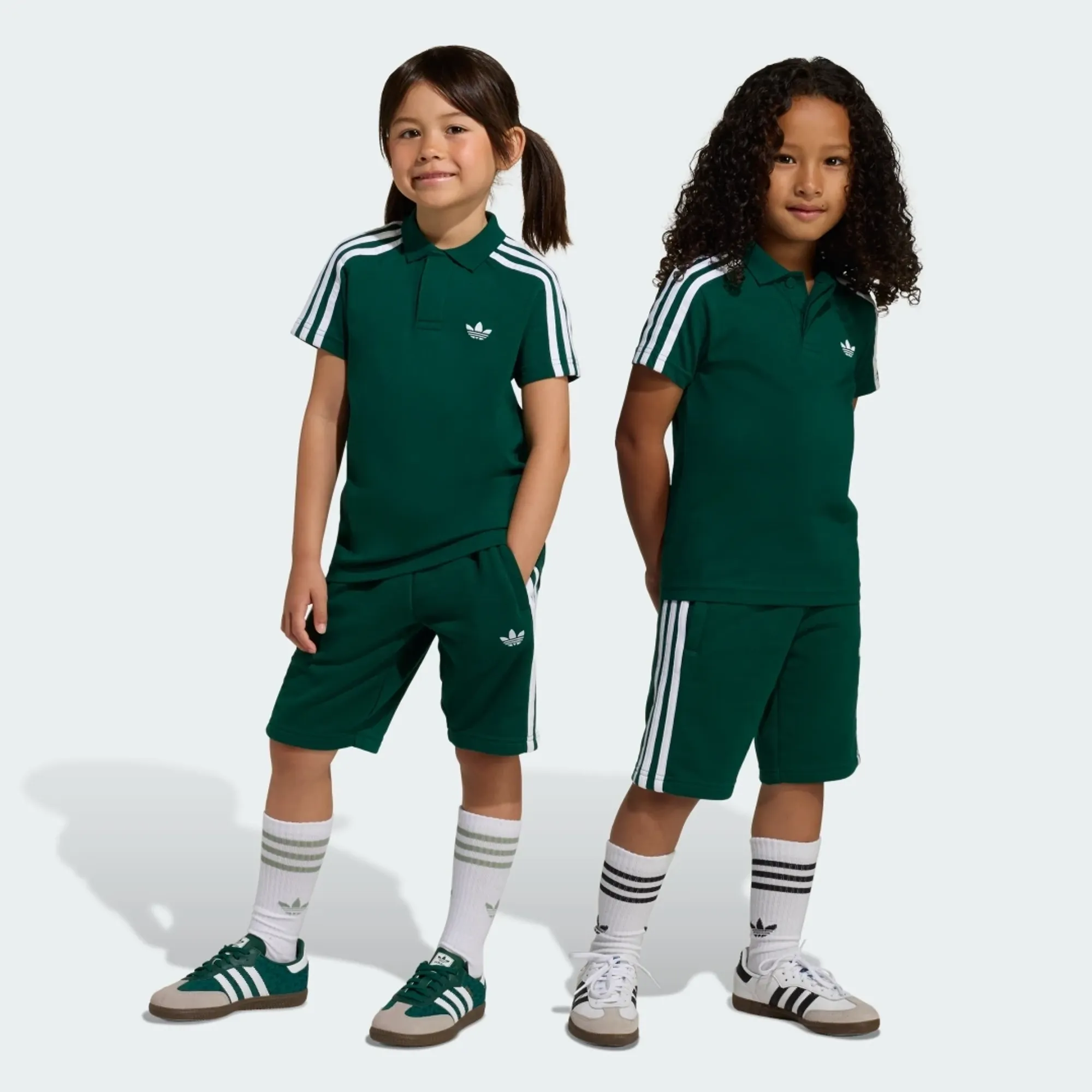 adidas POLO SHORT TEE SET