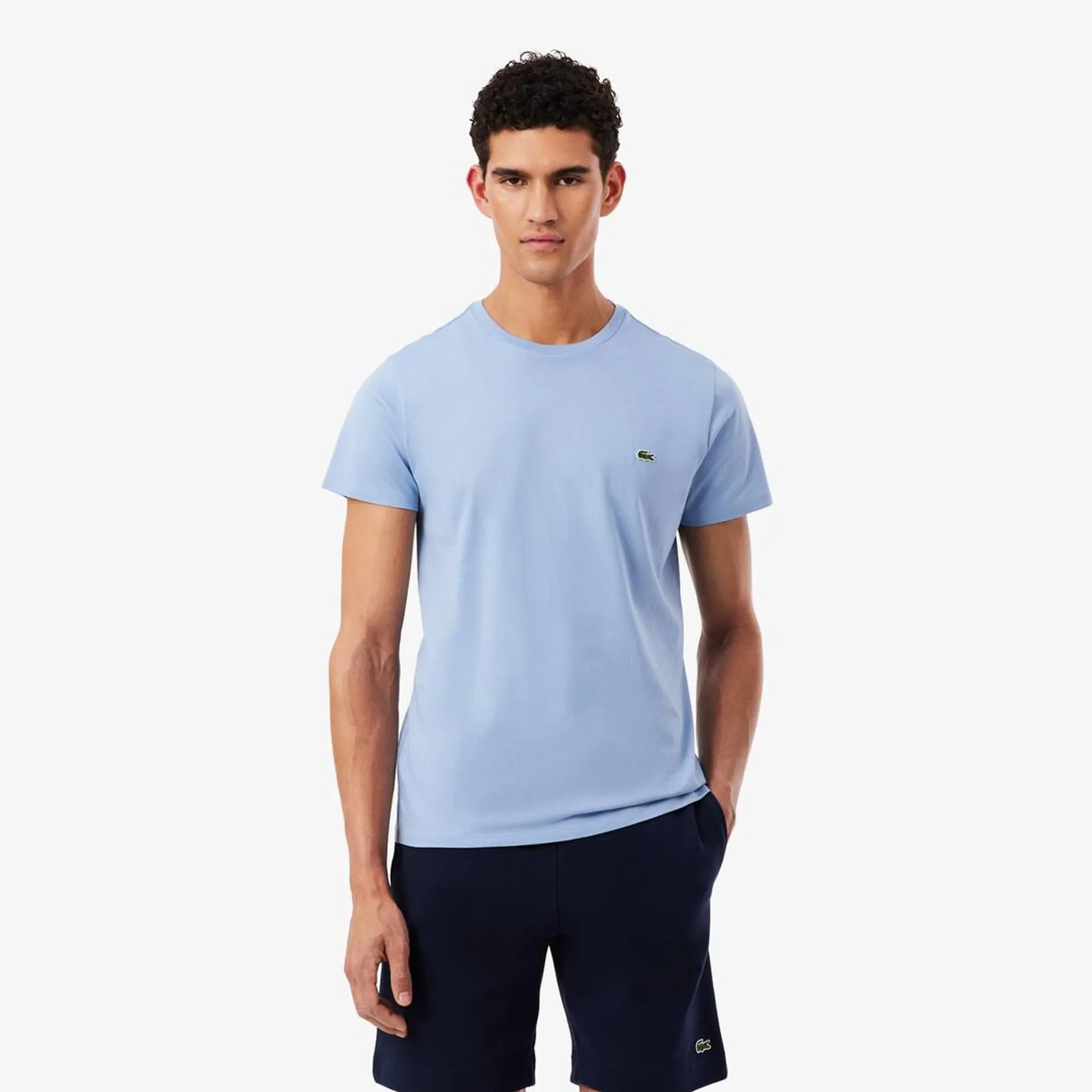 Lacoste Cotton Pima T-shirt - Light Blue