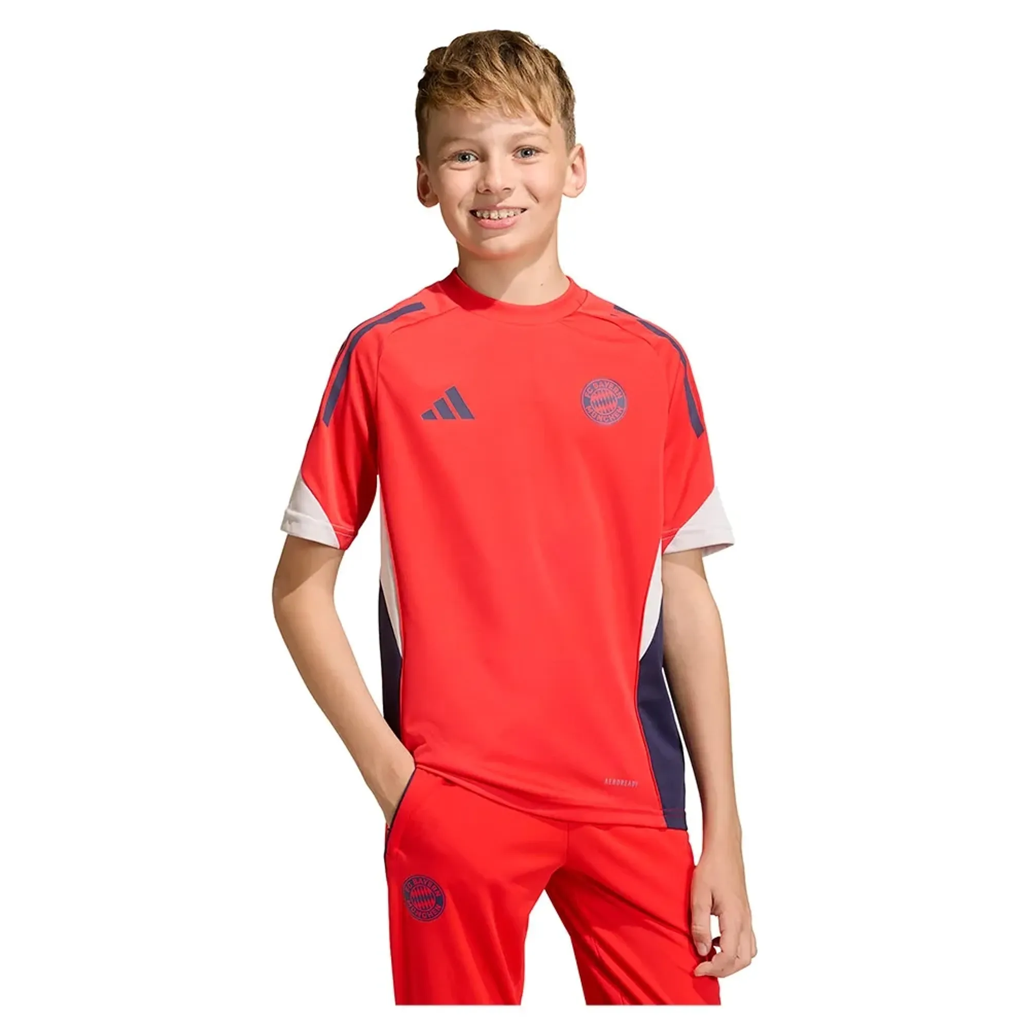Adidas Fc Bayern Munich 25/26 Tiro Competition Training Junior Short Sleeve T-shirt