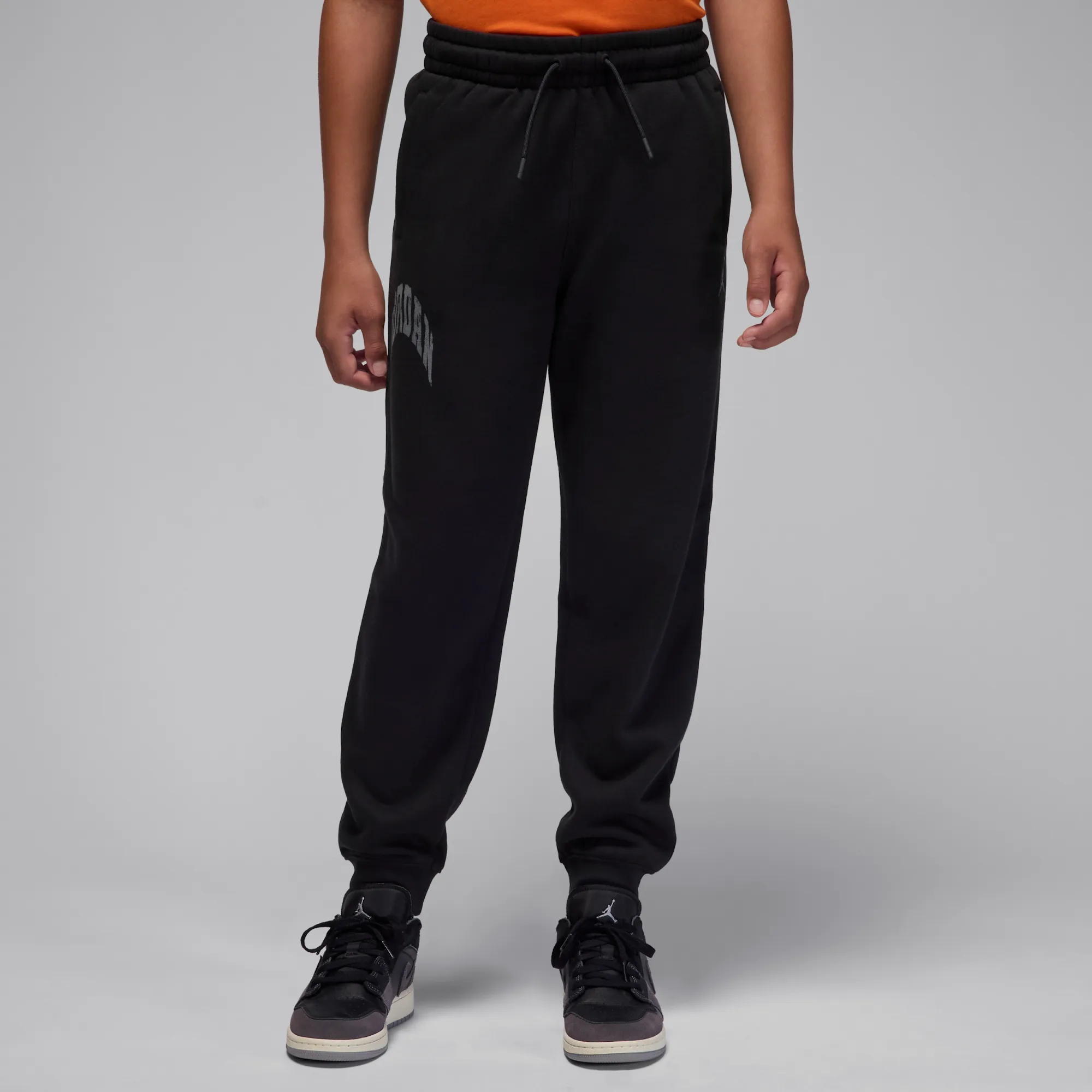 Nike Jordan MVP Older Kids' Fleece Trousers - Black - Cotton/Polyester