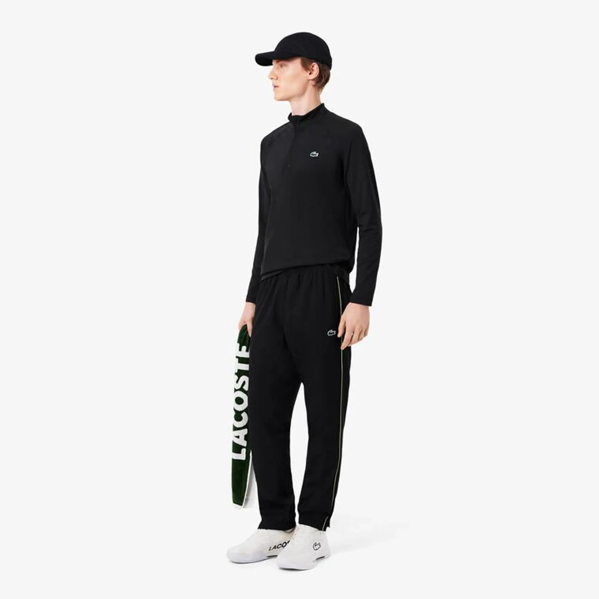 Lacoste Water-Repellent Sport Sweatpants - Noir