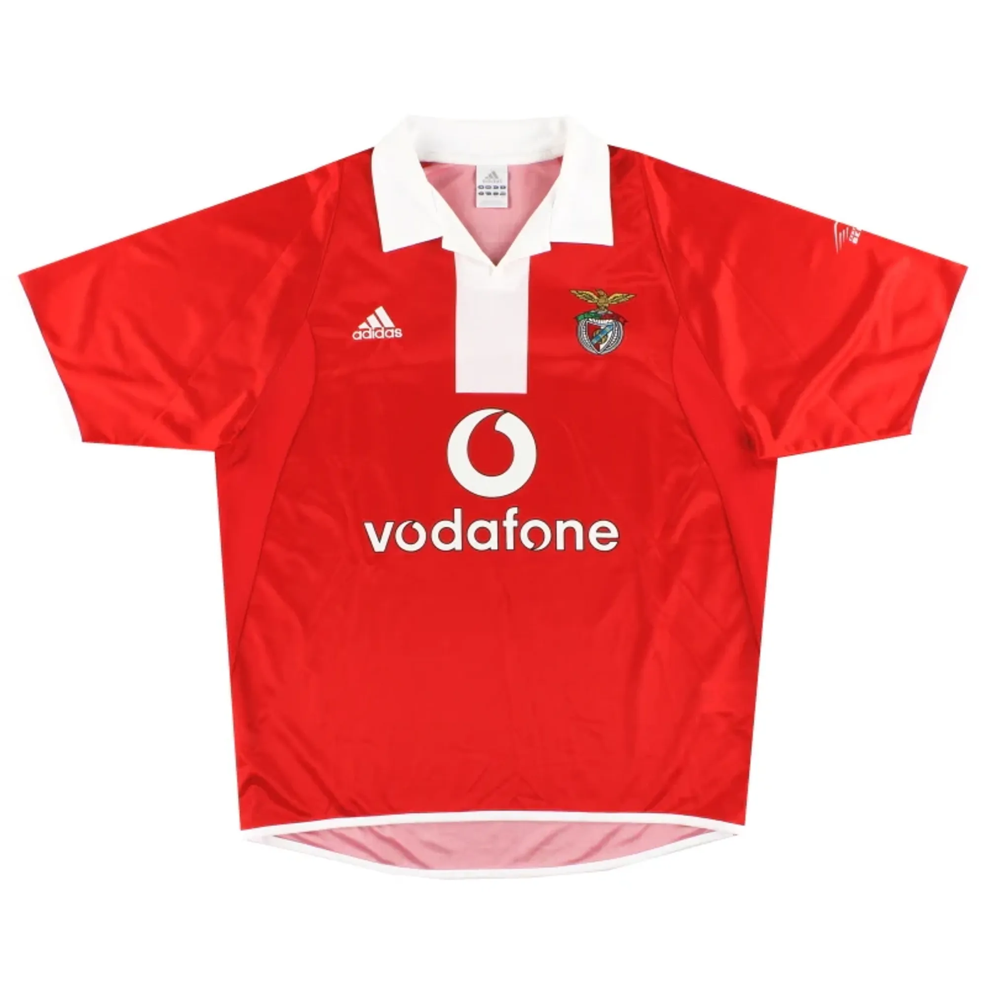 2003-05 Benfica adidas Centenary Home Shirt XL - Benfica / Excellent 
