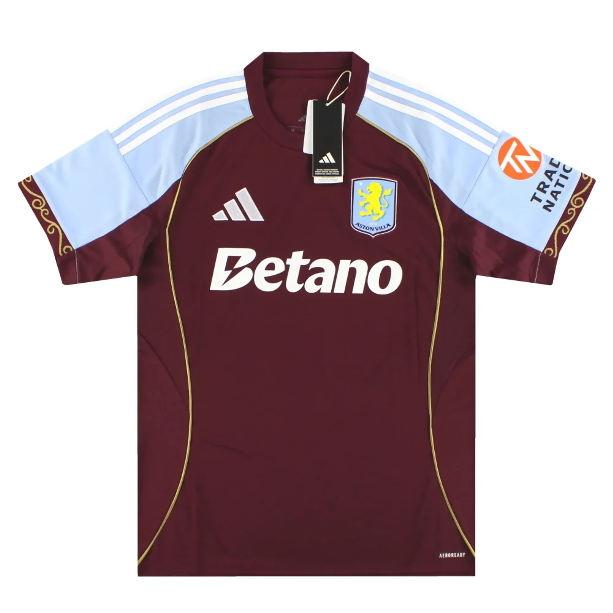 2025-26 Aston Villa adidas Home Shirt *w/tags* M - Aston Villa / w/tags 