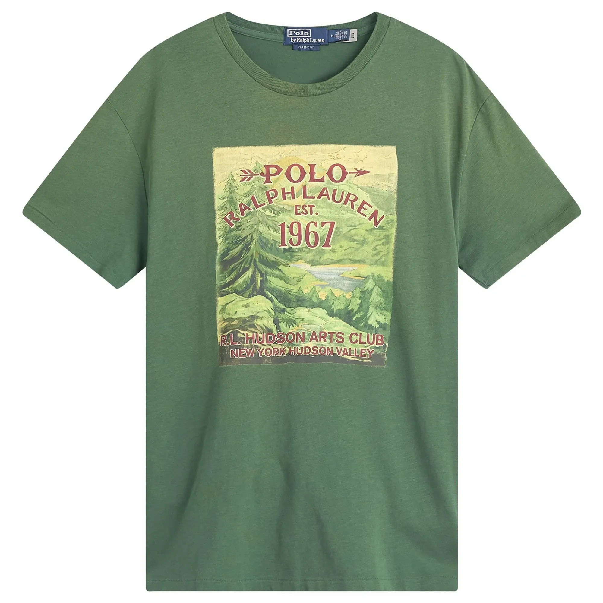 Polo Ralph Lauren Men's Arts Club T-Shirt Grass Green