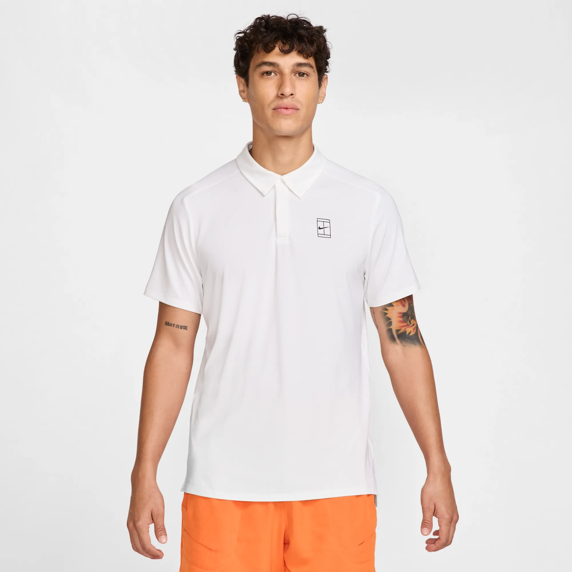 NikeCourt Advantage Men's NikeCourt Polo - White - Polyester/Elastane