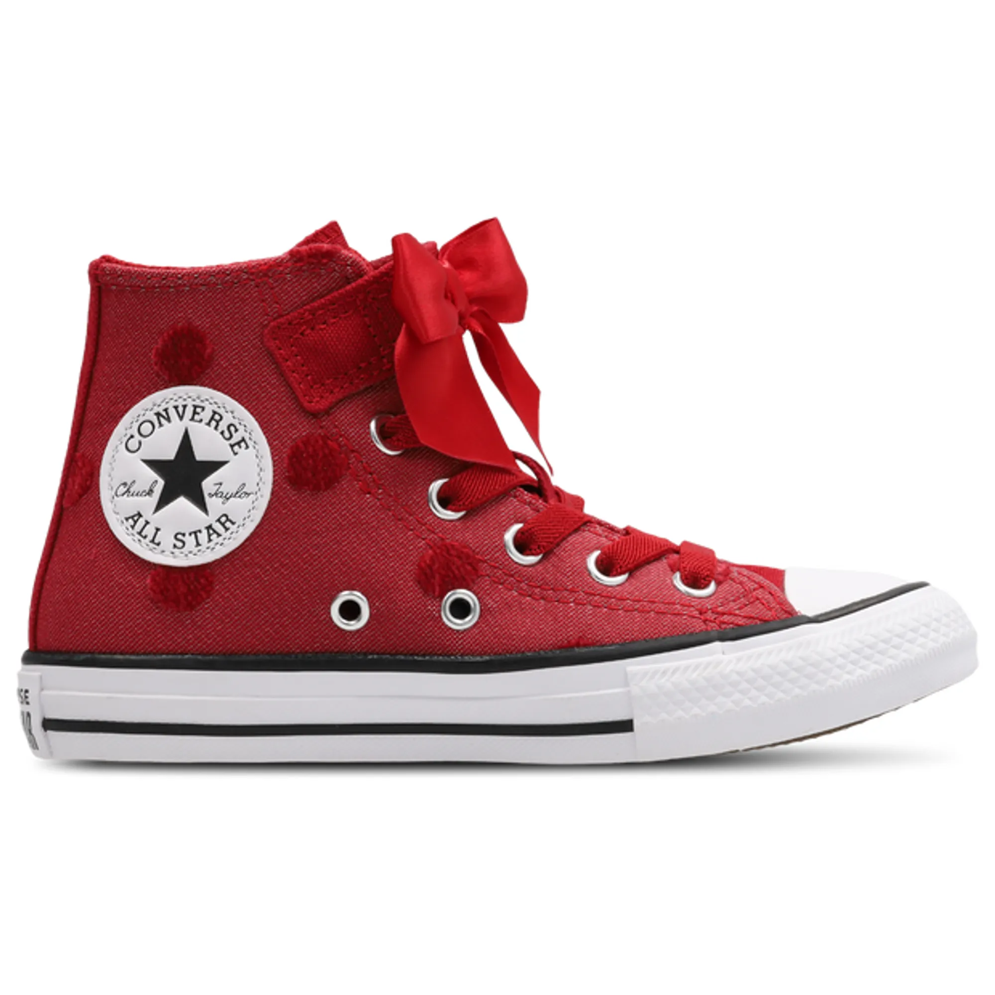 Converse Ctas 1v Hi Toddler Trainers - Red