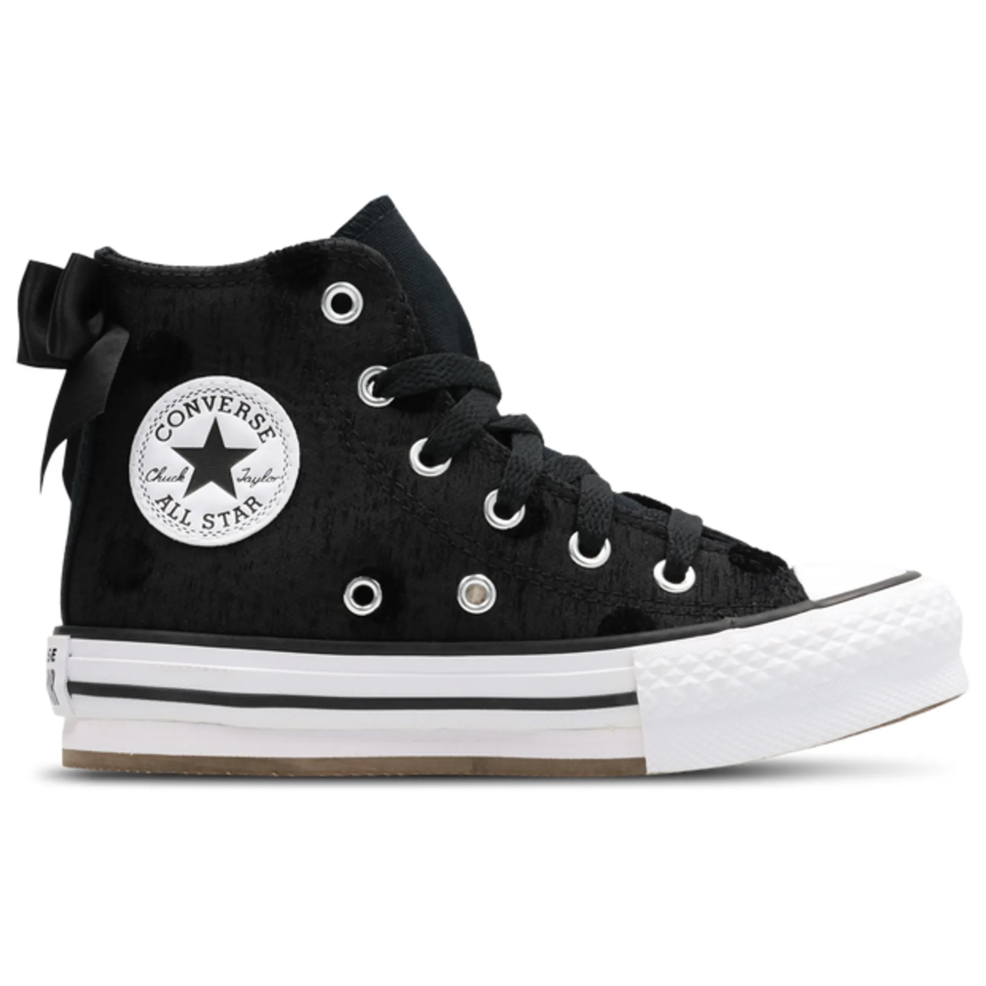 Converse Ctas Eva Lift Toddler Trainers - Black