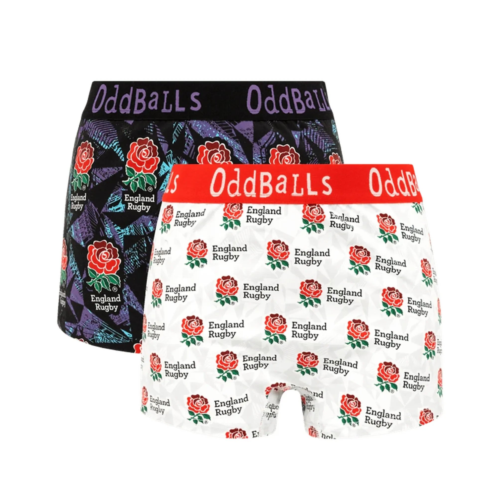 England Rugby Union 25/26 Bundle - Ladies Boxer Shorts 2 Pack