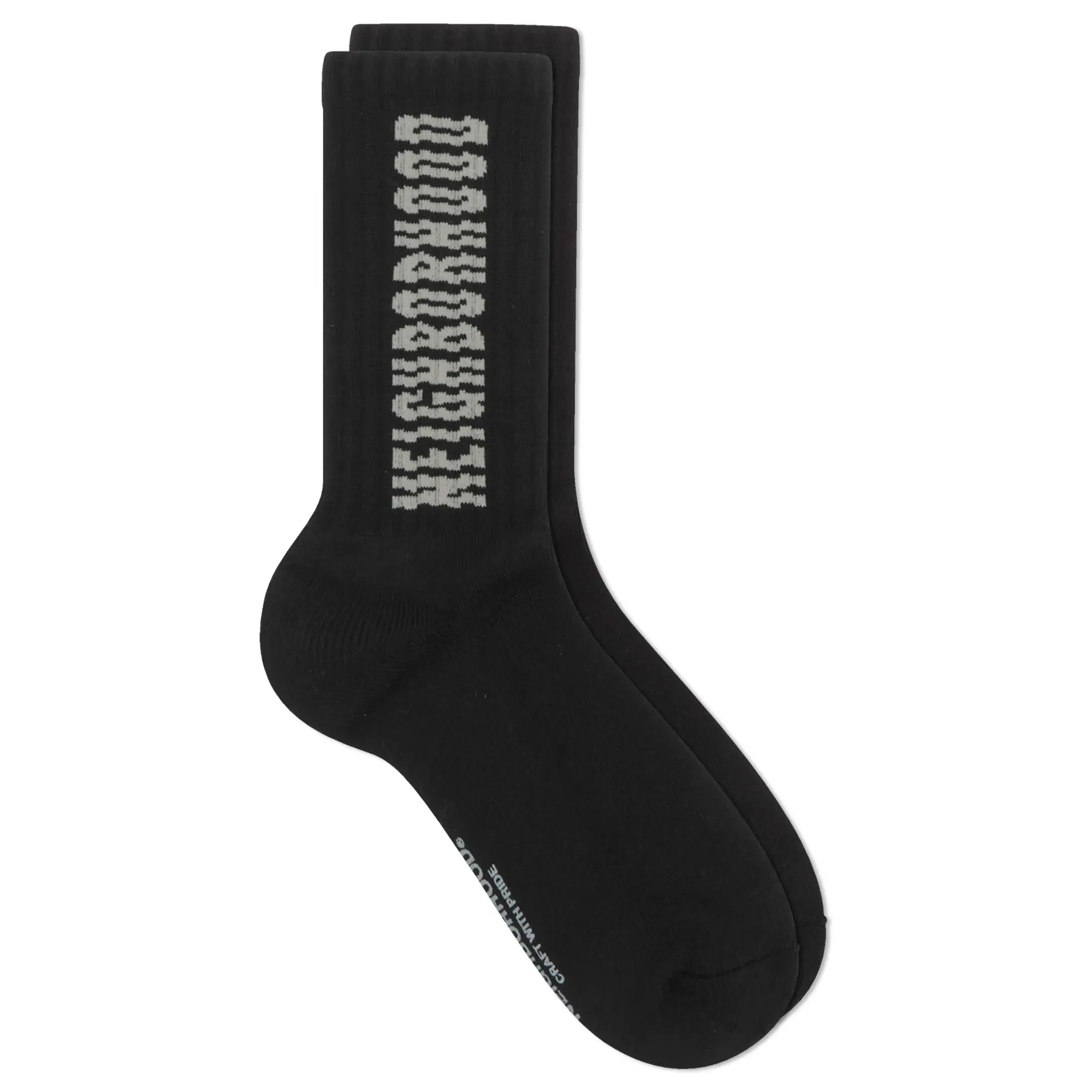 Neighborhood Men's Shift Logo Socks Black