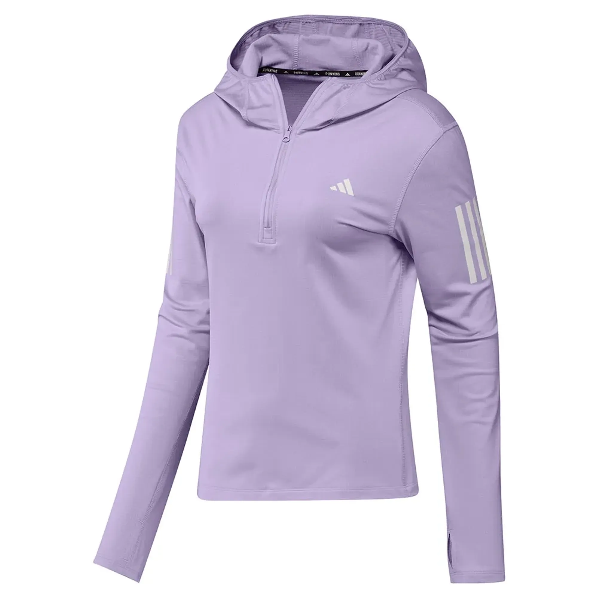 adidas Own The Run Winter Half-Zip Running Shirt Women - Lilac