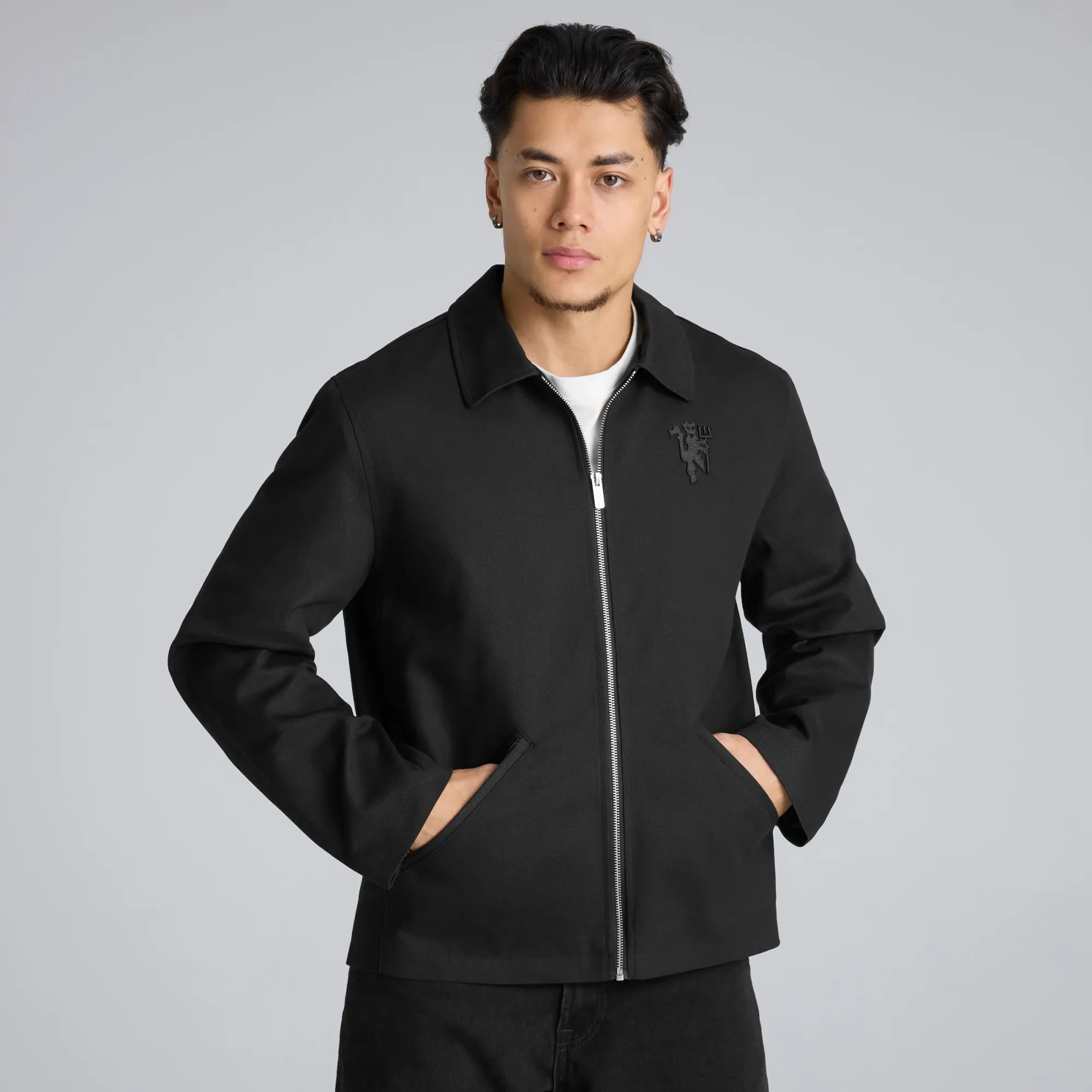 Manchester United Hated Adored Never Ignored Field Jacket Black