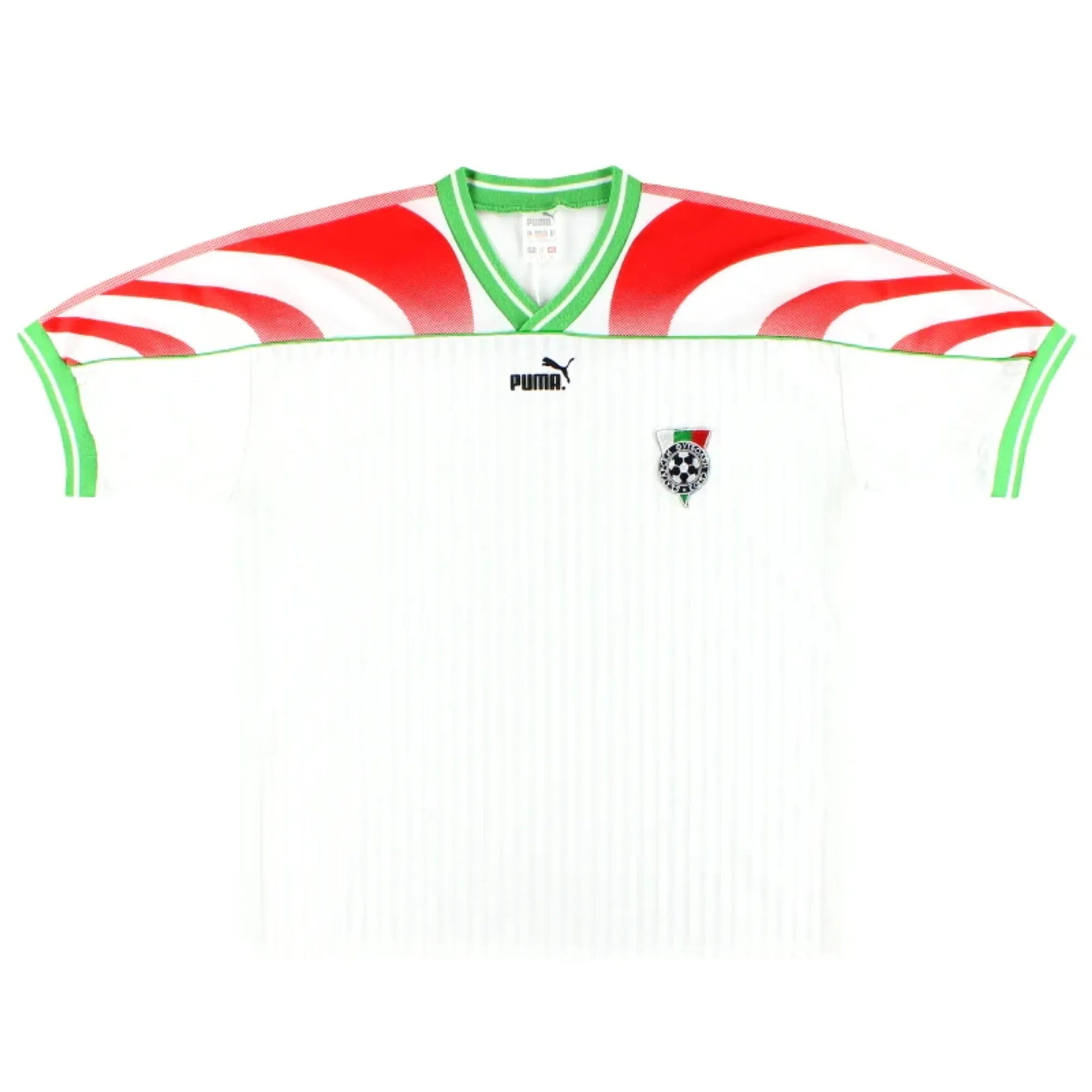 1995-96 Bulgaria Puma Home Shirt L - Bulgaria / Excellent 