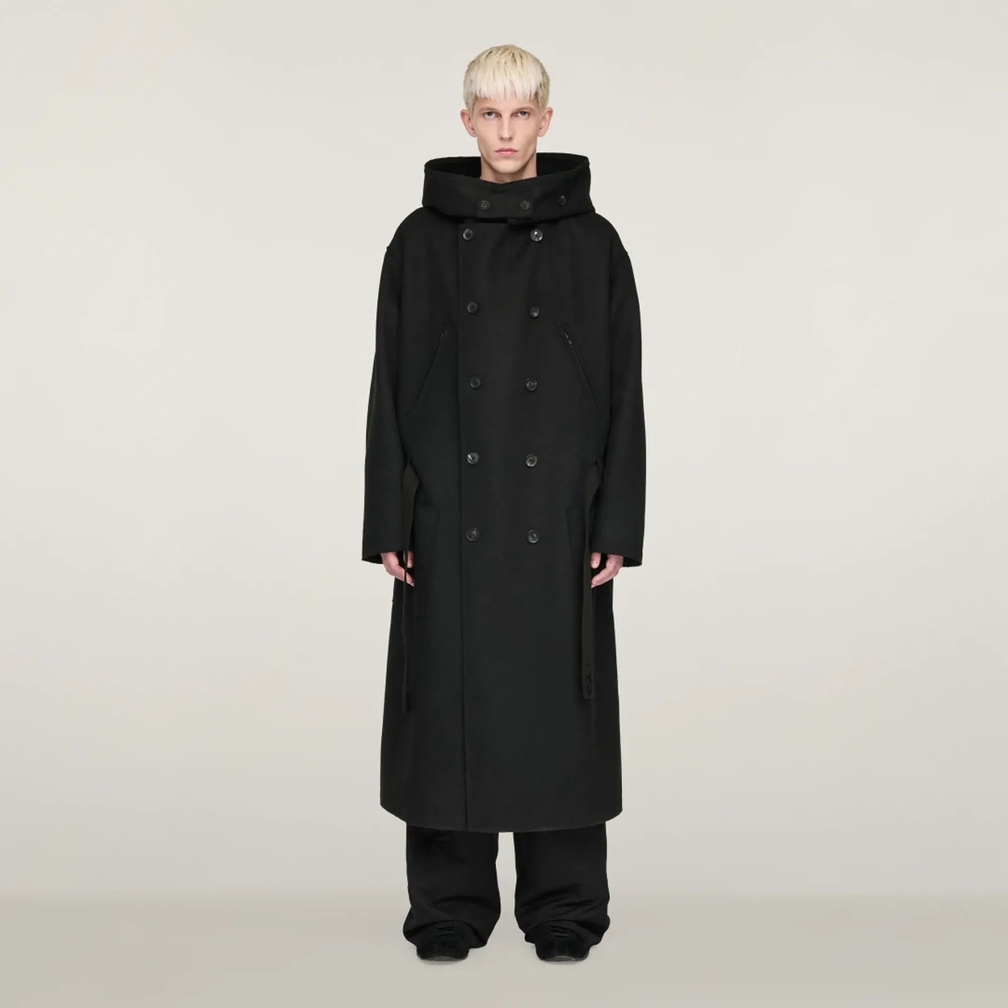 adidas Y-3 Bonded Melton Coat | JX4822 | FOOTY.COM