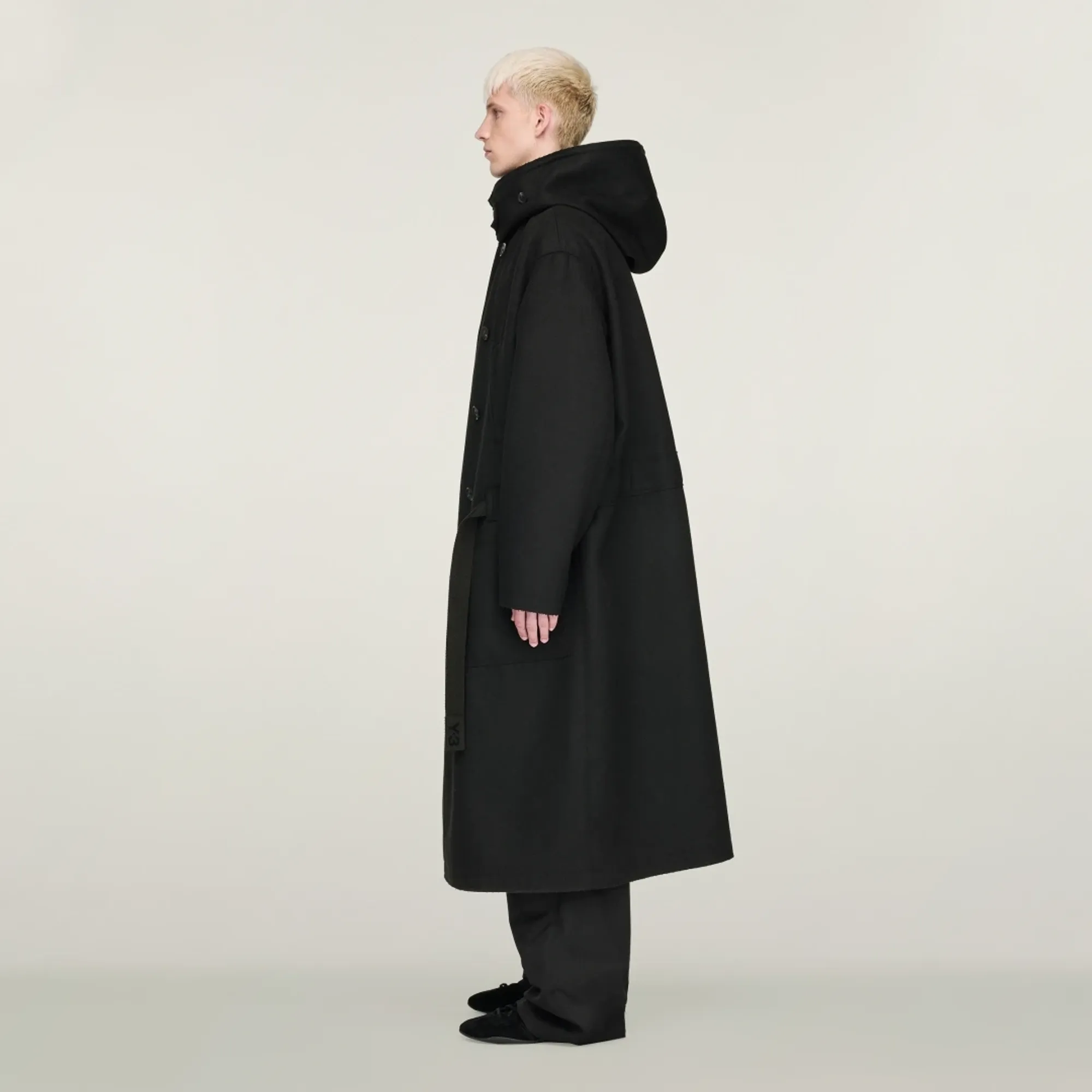 adidas Y-3 Bonded Melton Coat | JX4822 | FOOTY.COM