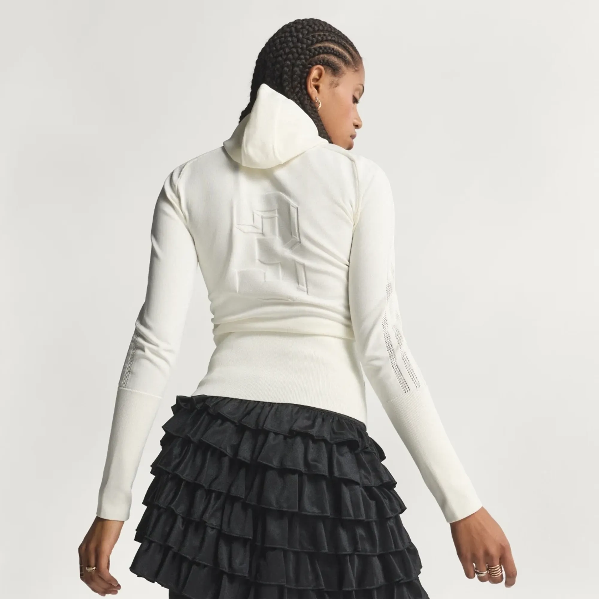 adidas KNITTED HOODED LONG SLEEVE