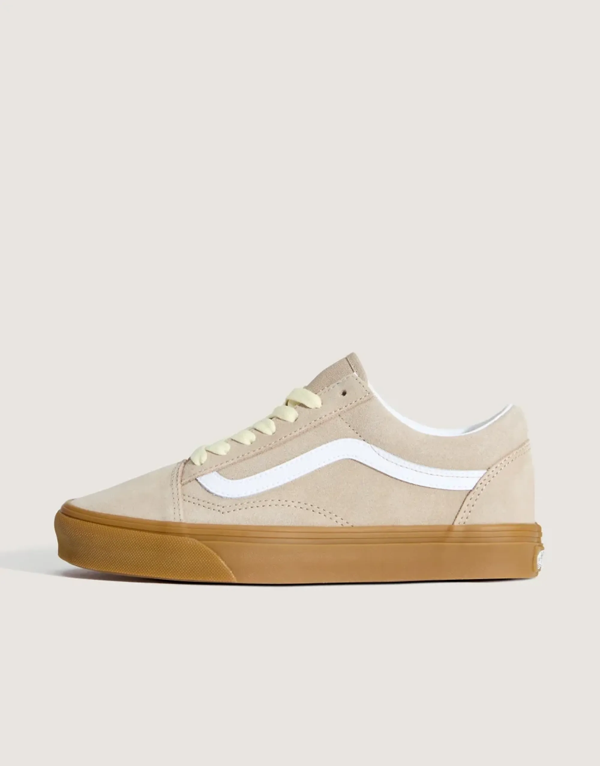 Vans Old Skool Trainers In Beige-Grey