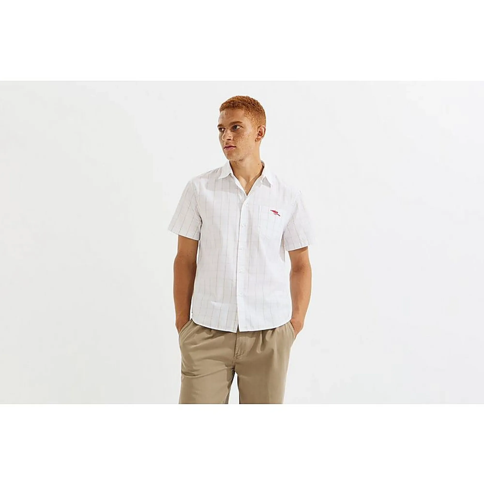 Arsenal Classics Boardroom Short Sleeved Shirt, White