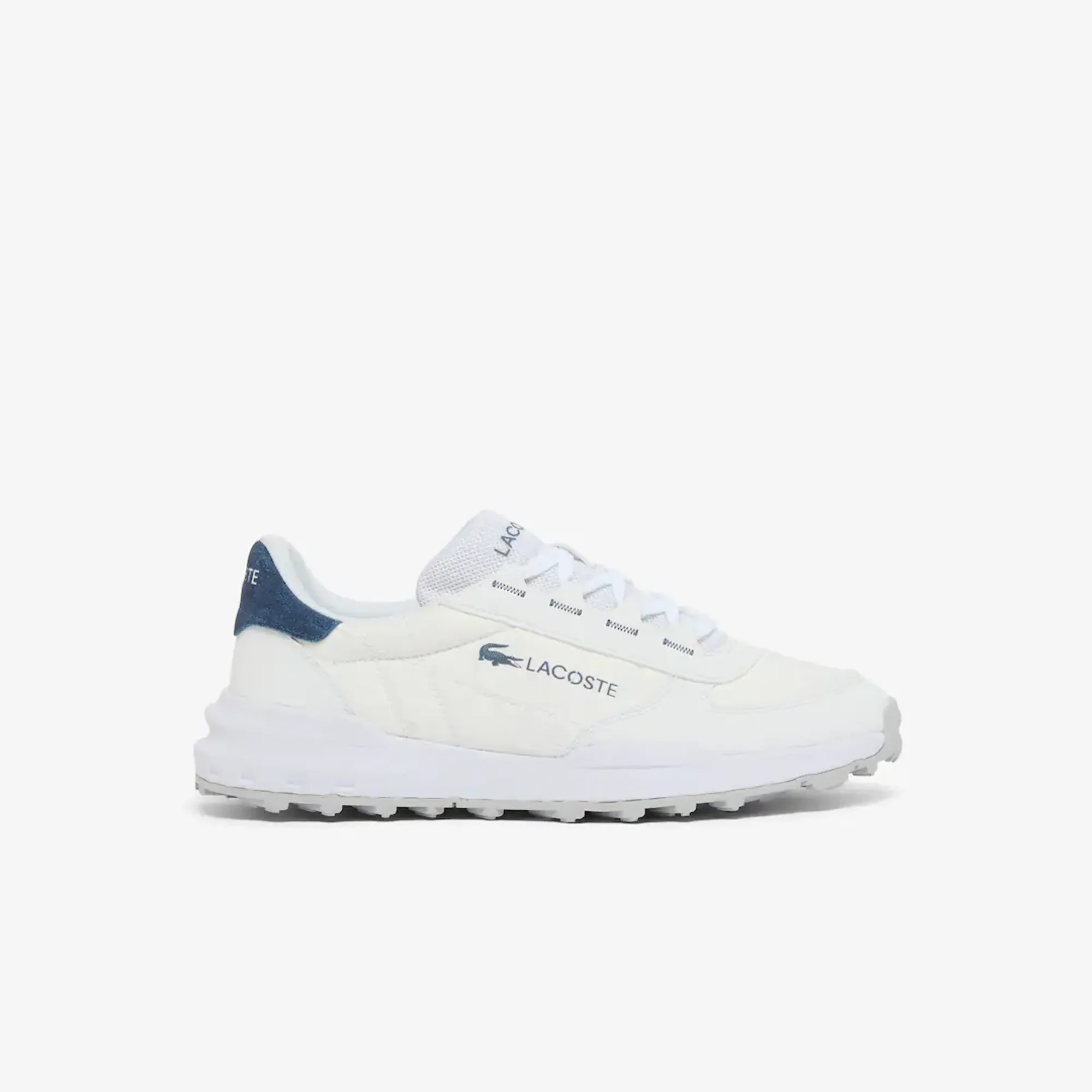 Lacoste Men's Elite Active Evo Sneakers - White & Dark Blue