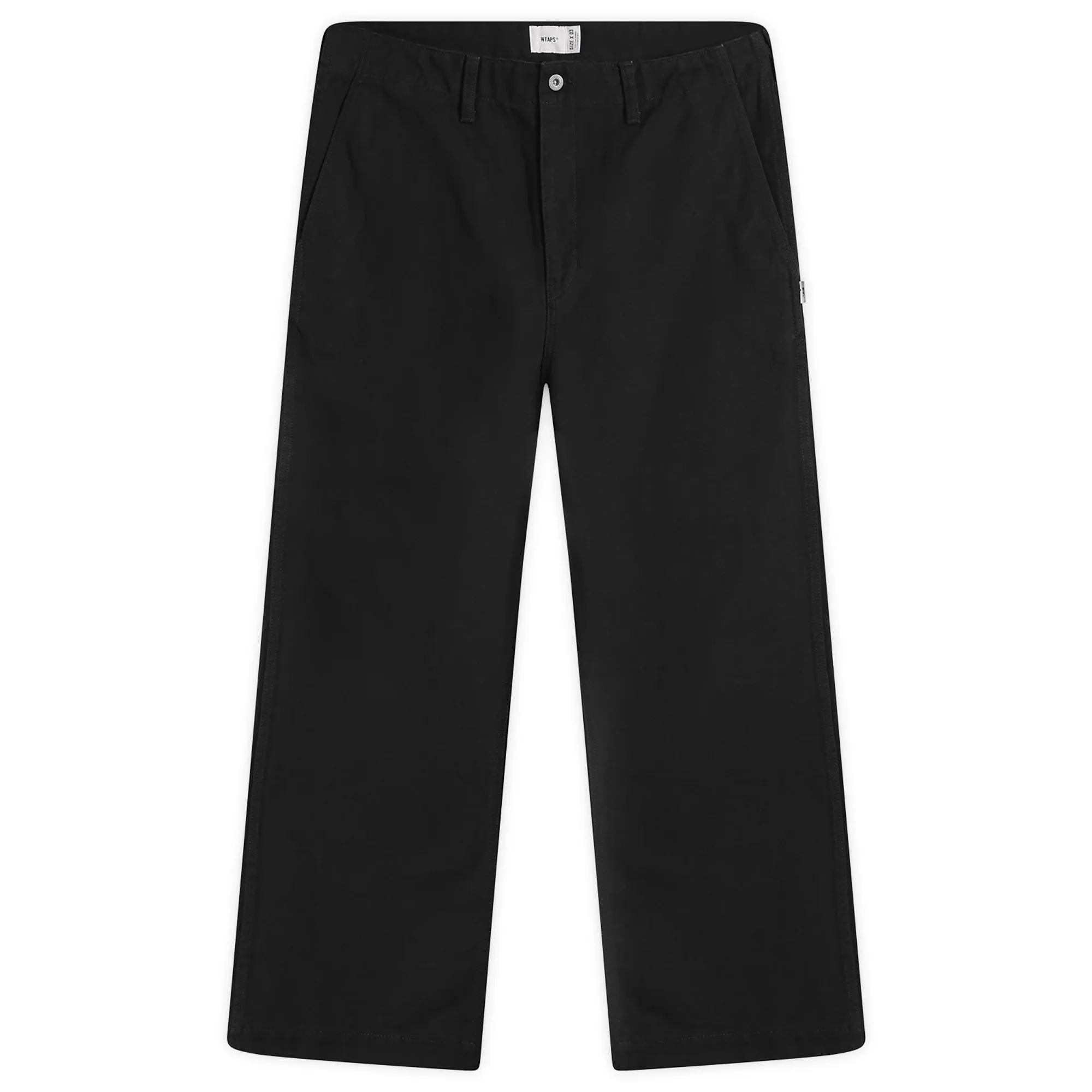 WTAPS Men's Cotton Canvas Carpenter Trousers Black
