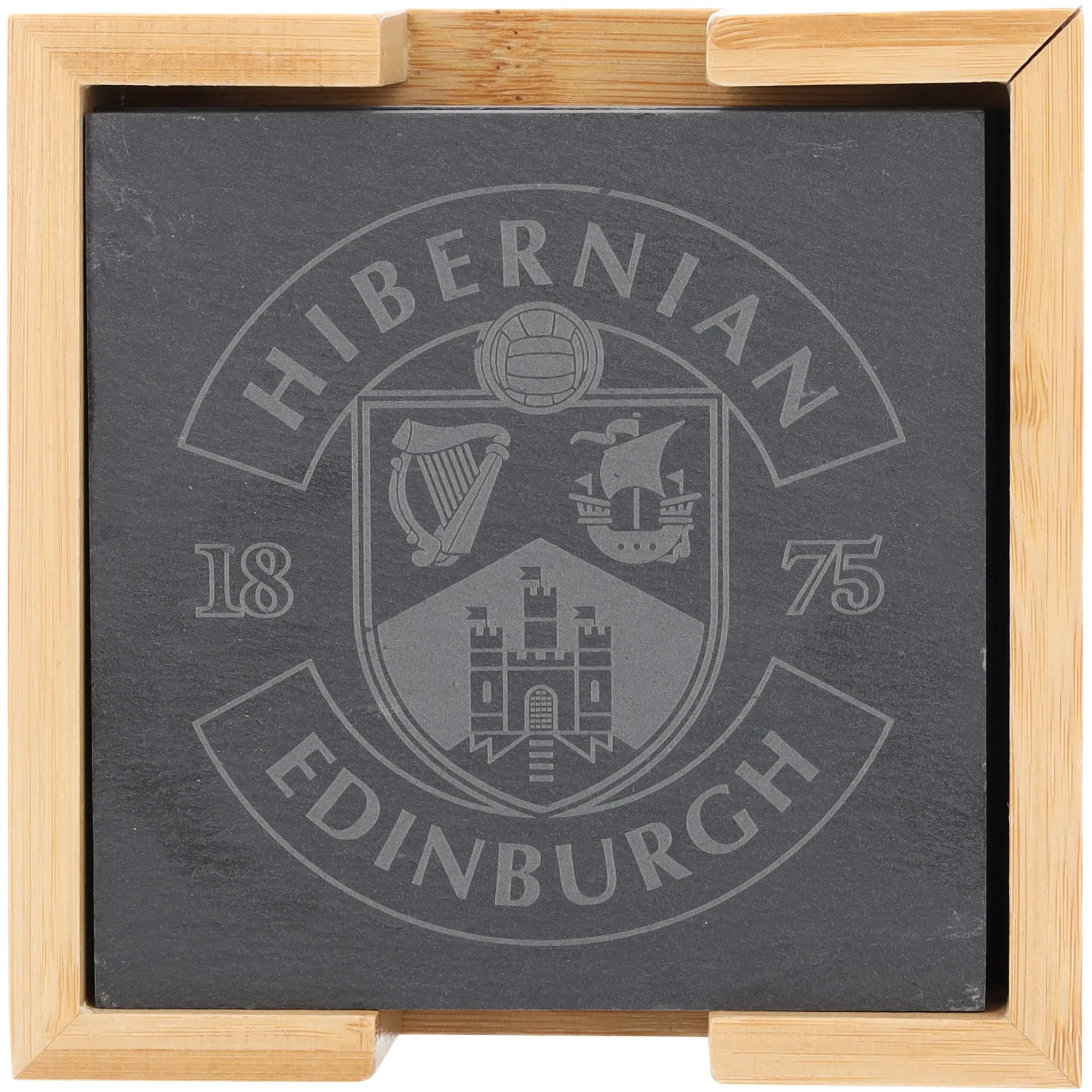 Hibernian Slate Coasters - Set of 4