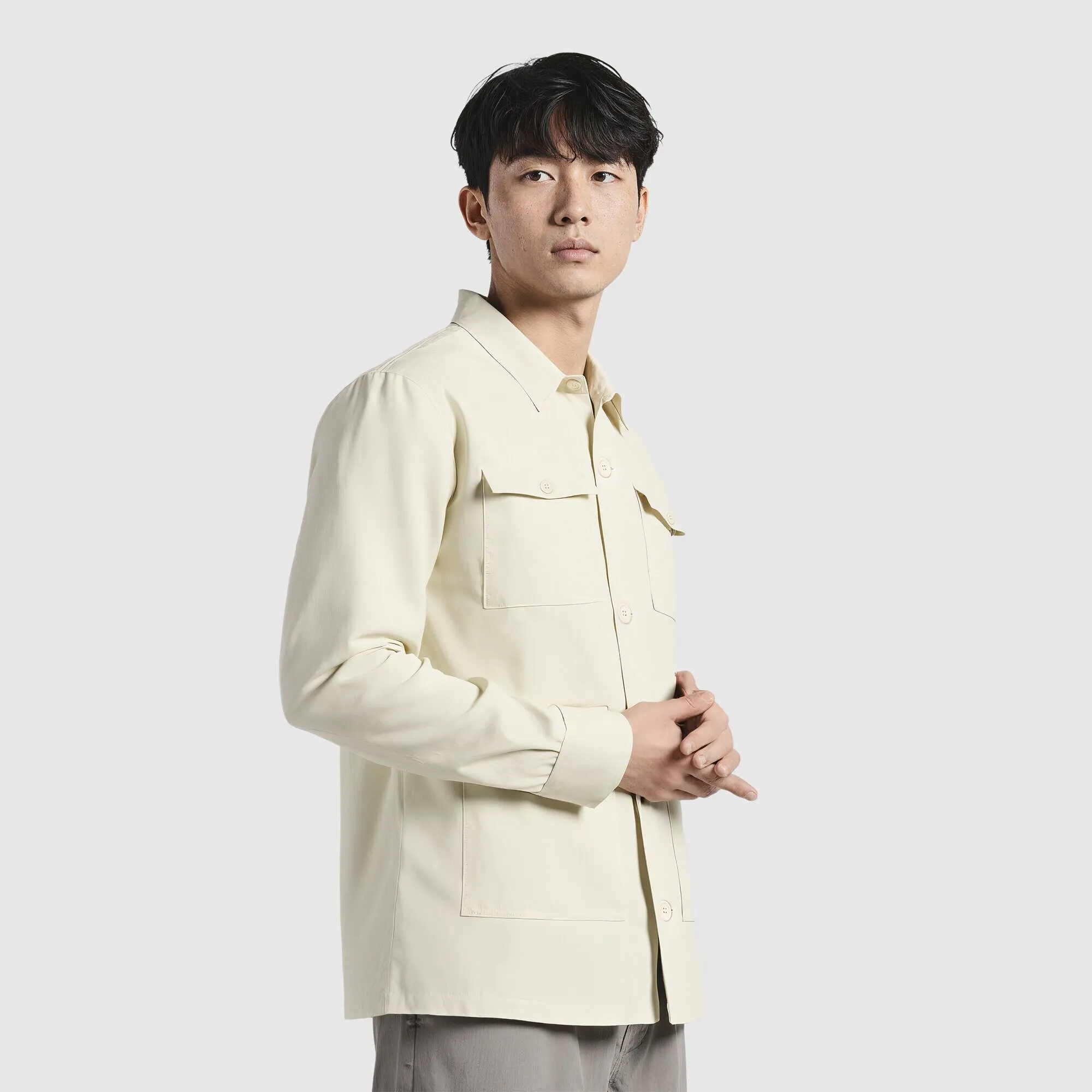 Chelsea Elements Shacket - Whitecap Gray