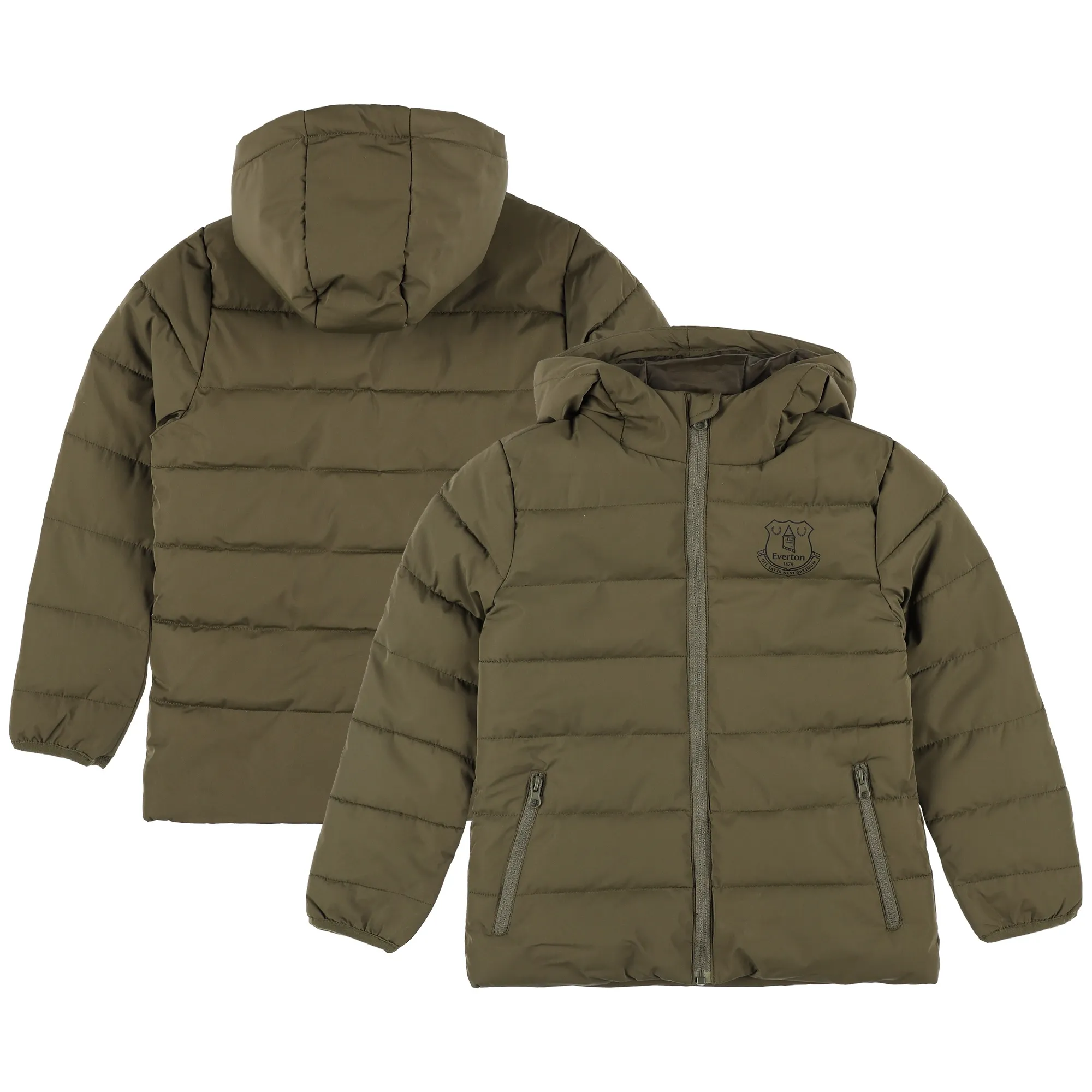 Everton Padded Coat - Khaki - Boys