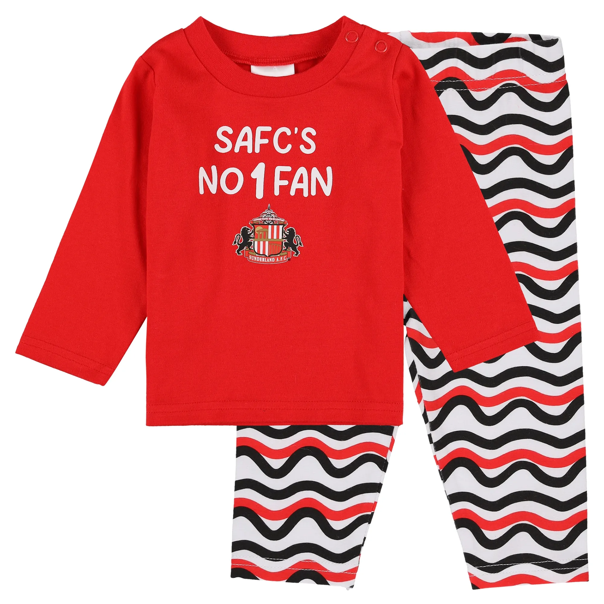 Sunderland 2 Piece Set - Red/Black - Infant
