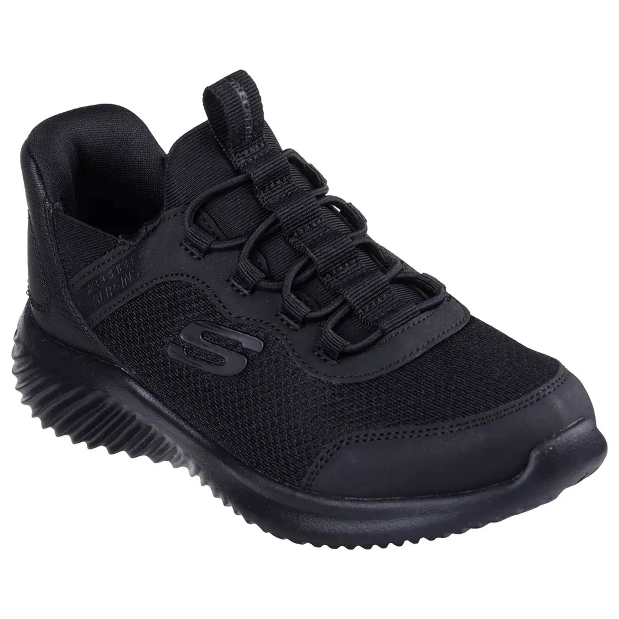 Skechers Boy's Slip-ins: Bounder - Brisk-Burst Sneaker in Black