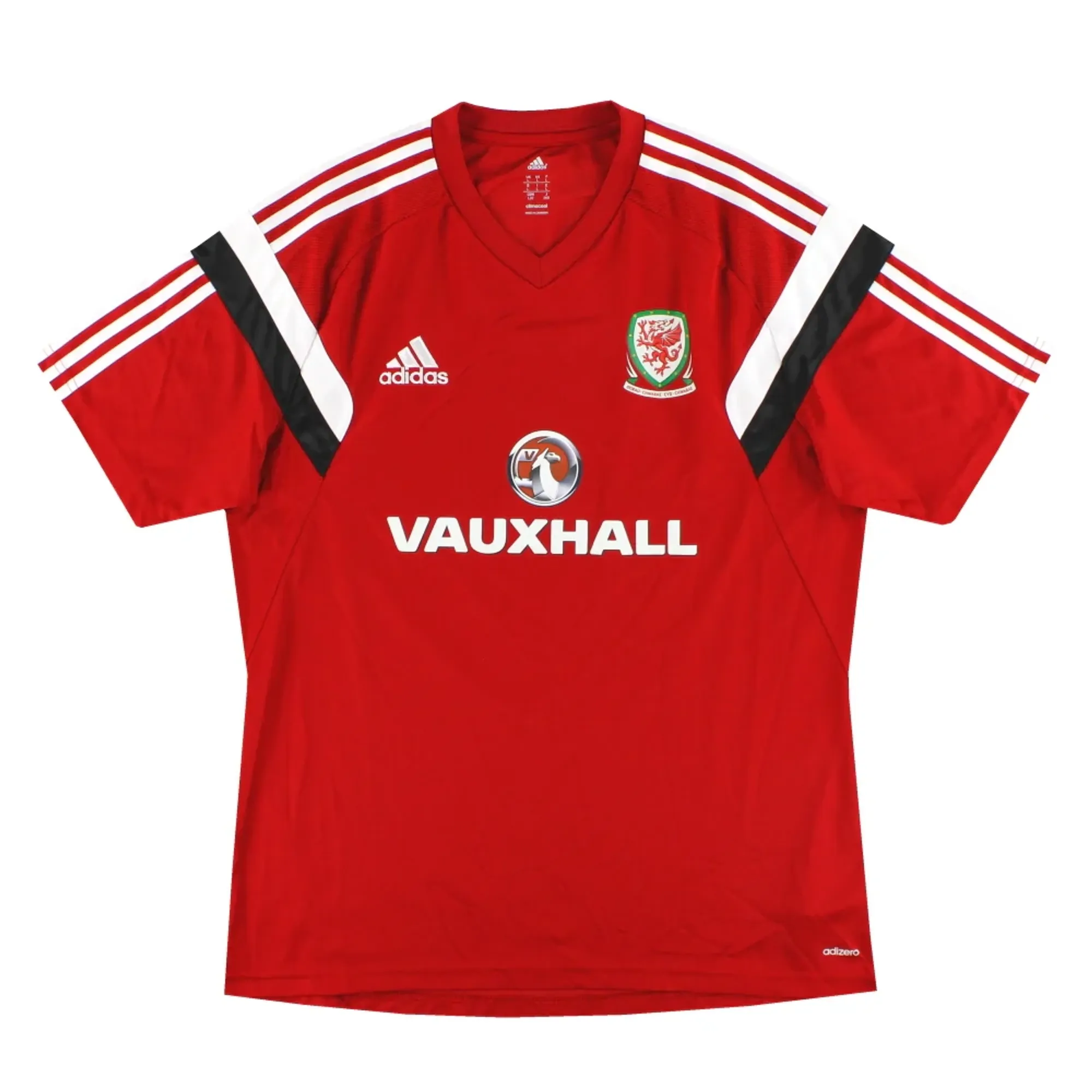 2014-15 Wales adidas Training Shirt L - Wales / Excellent