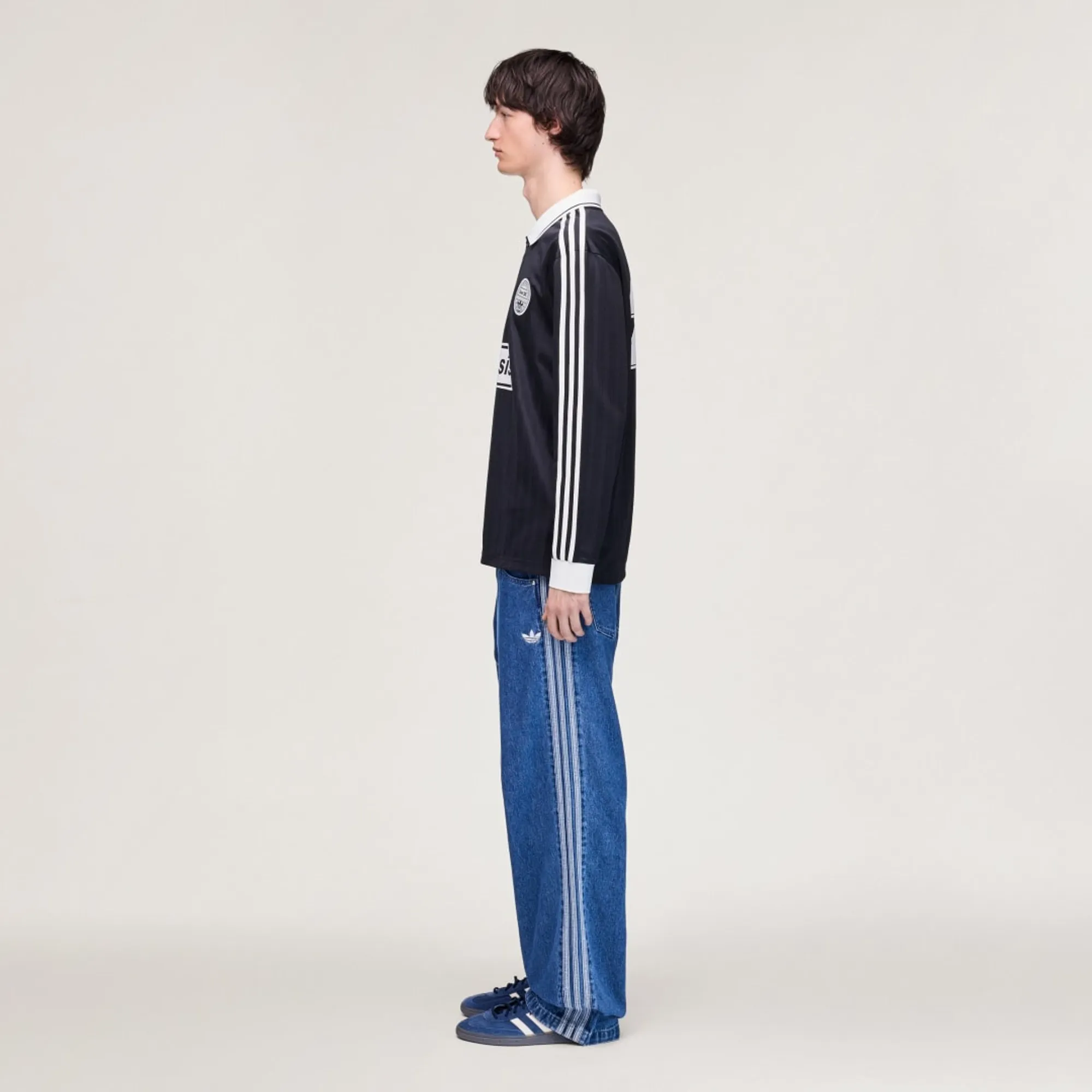 adidas TOUR JACQUARD STRIPE JERSEY LONG SLEEVE | KY8722 | FOOTY.COM