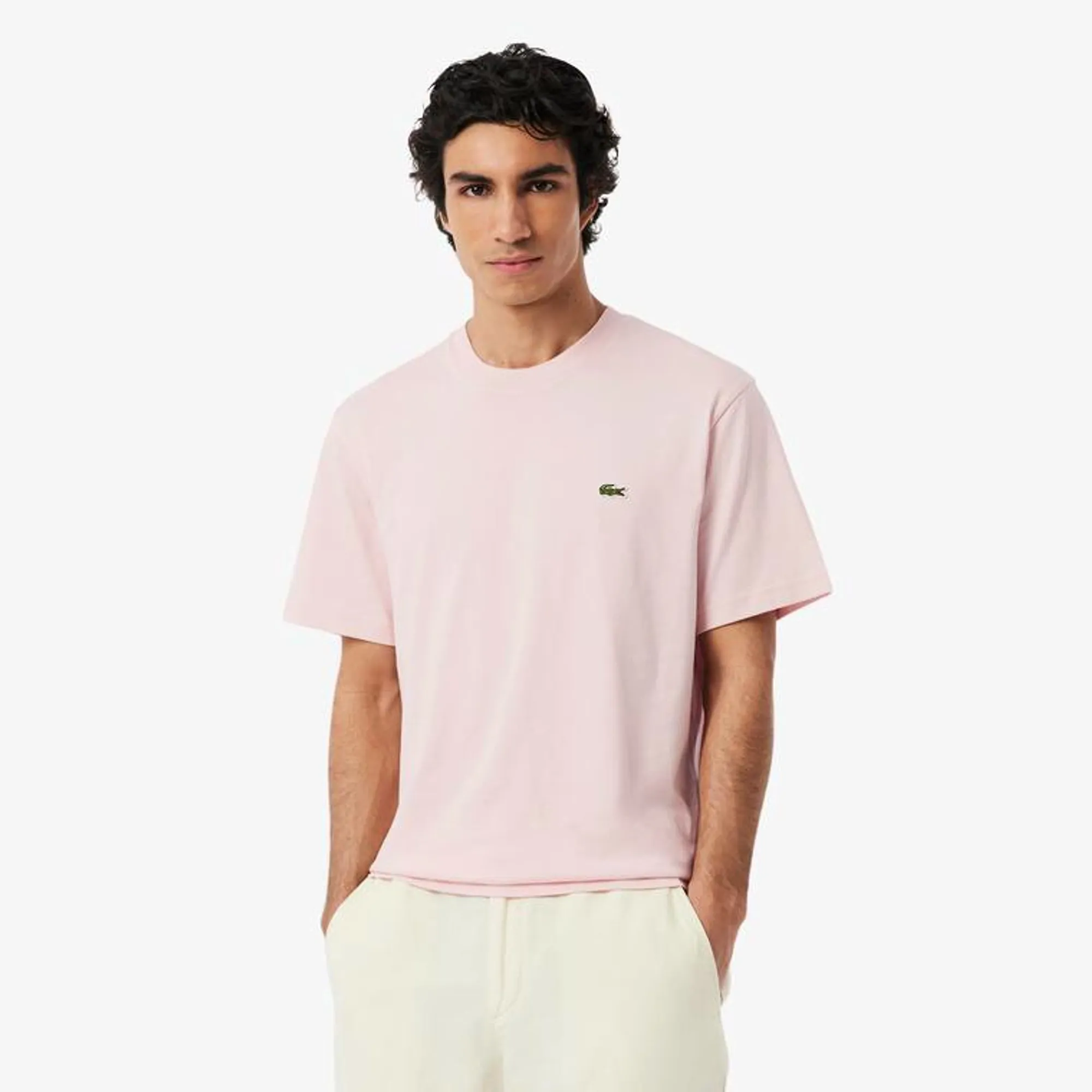 Lacoste Cotton T-shirt - Light Pink