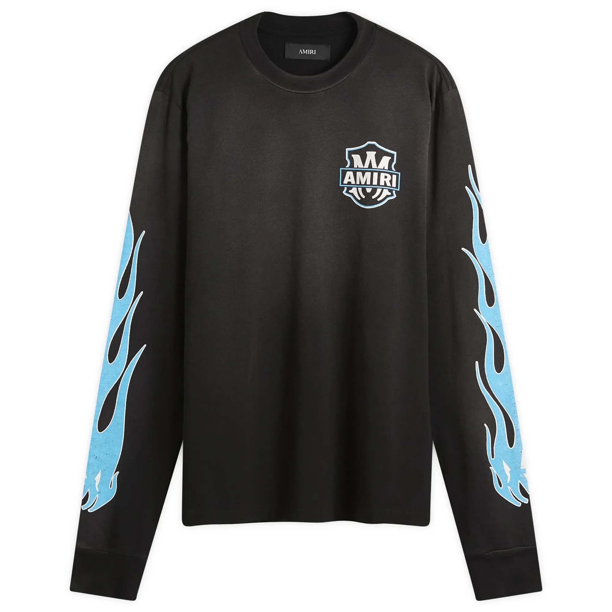 AMIRI Men's AMIRI Men's Eagle Flames Long Sleeve T-Shirt Black