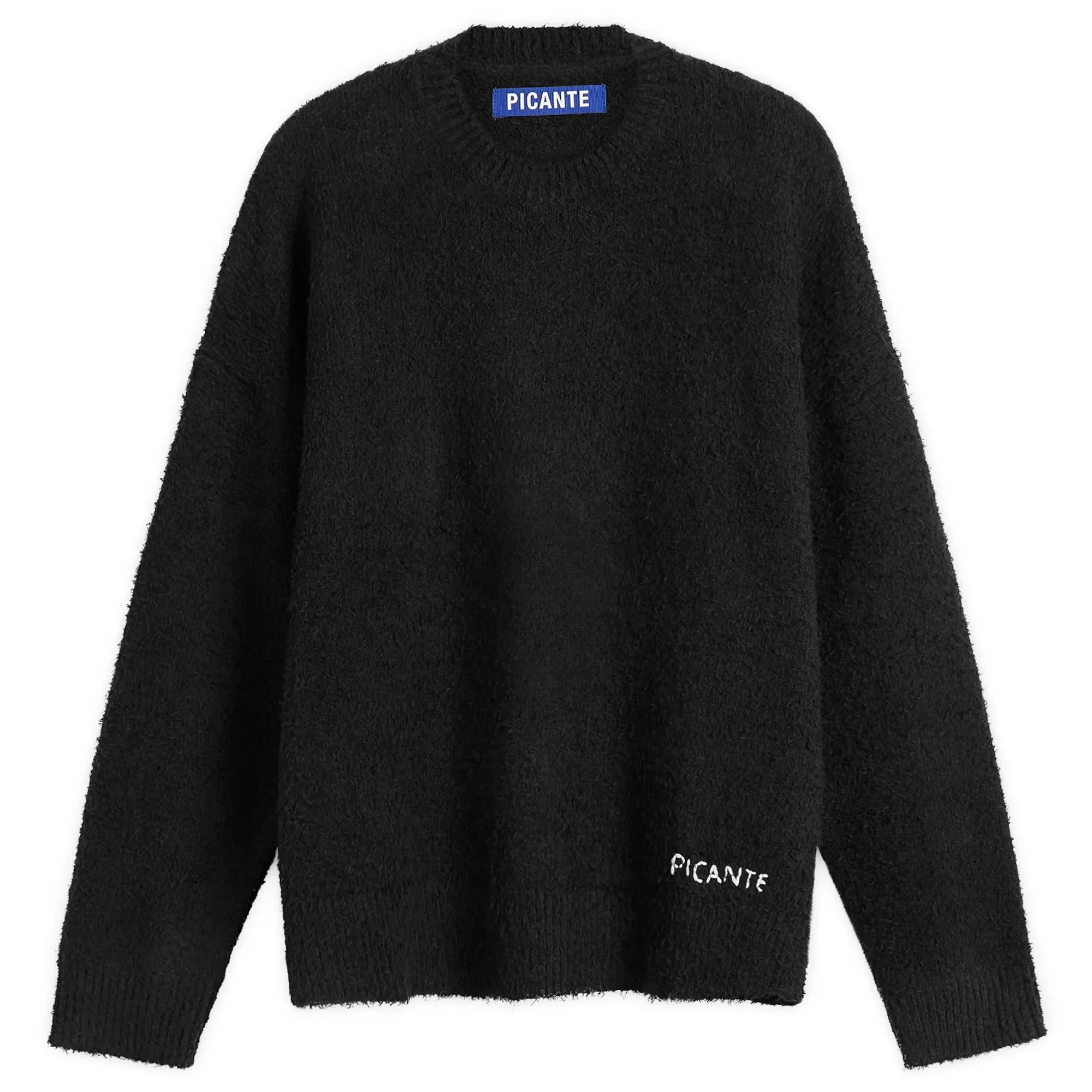Picante Men's Shaggy Sweater Black