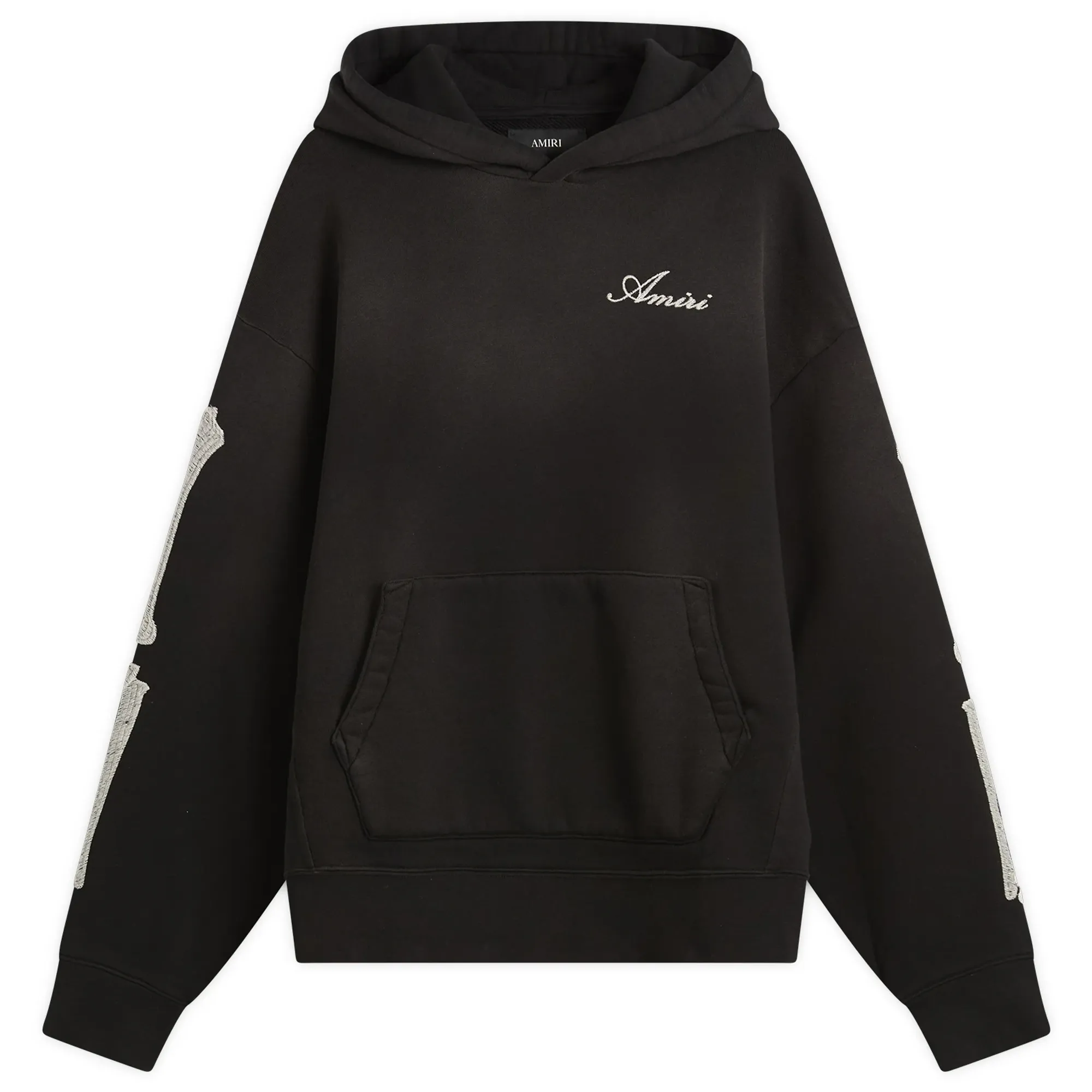 AMIRI Men's Bones Oversized Hoodie Black
