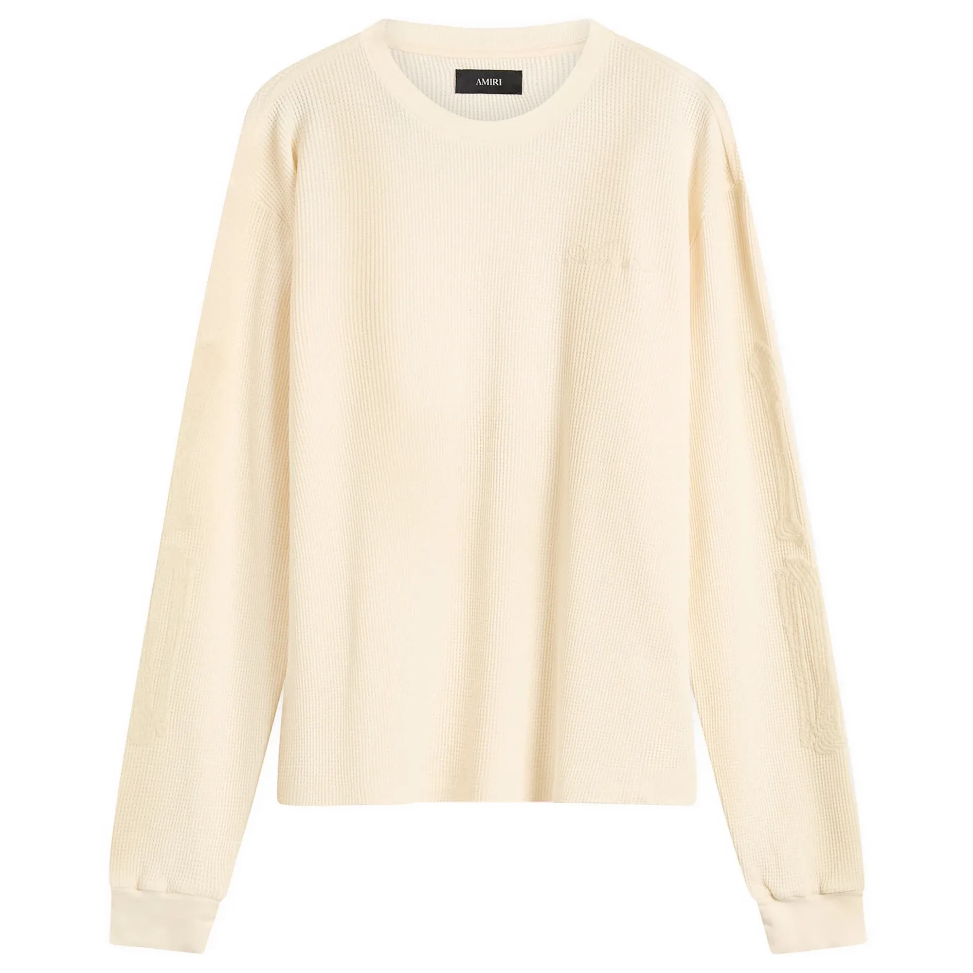 AMIRI Men's Bones Long Sleeve T-Shirt Ivory