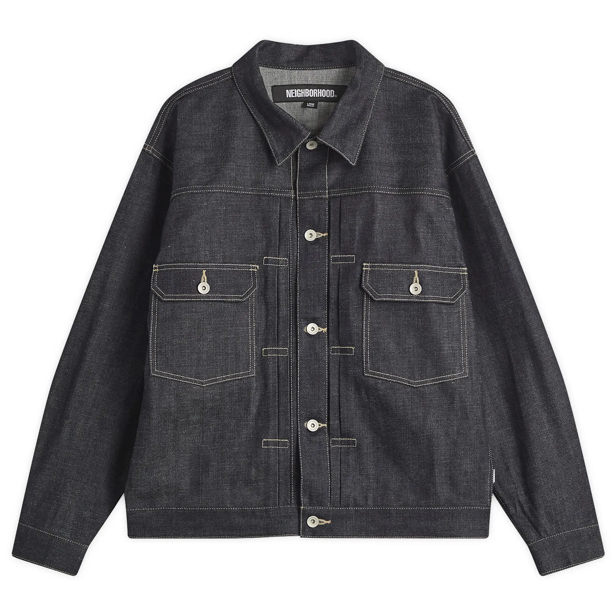 Neighborhood Men's Rigid Denim Type-2 Jacket Indigo