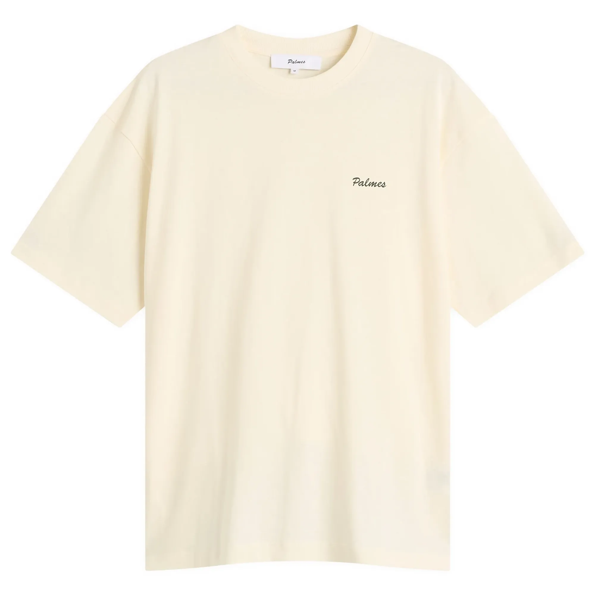 Palmes Men's Logo Stitch T-Shirt Off-White