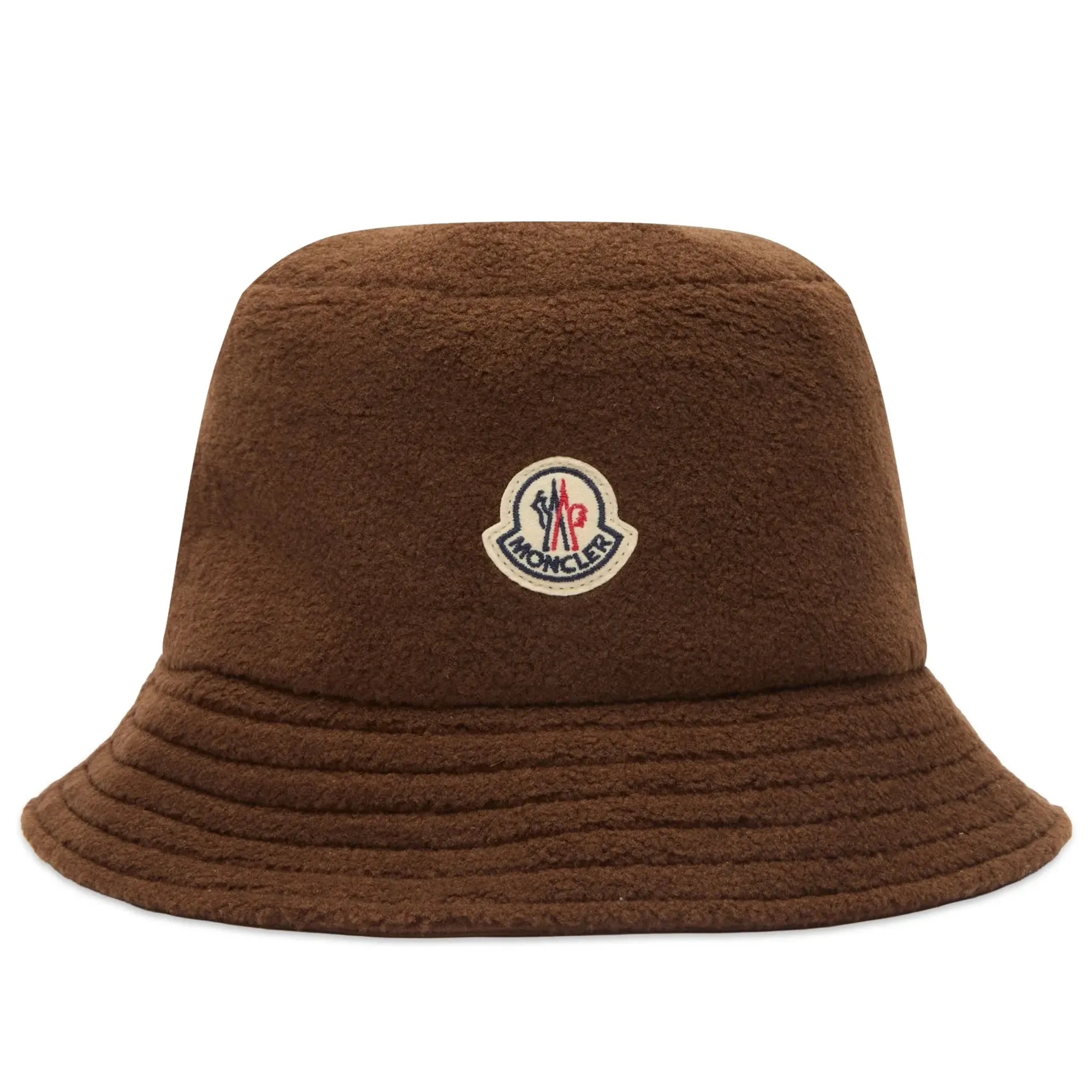 Moncler Men's Teddy Fleece Bucket Hat Brown