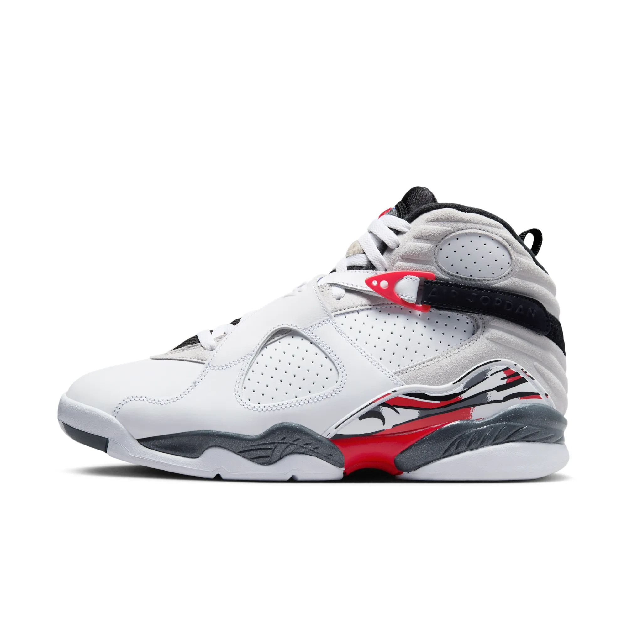 Nike Jordan Nike Air Jordan 8 Retro 'White and True Red' Men's Shoes - White