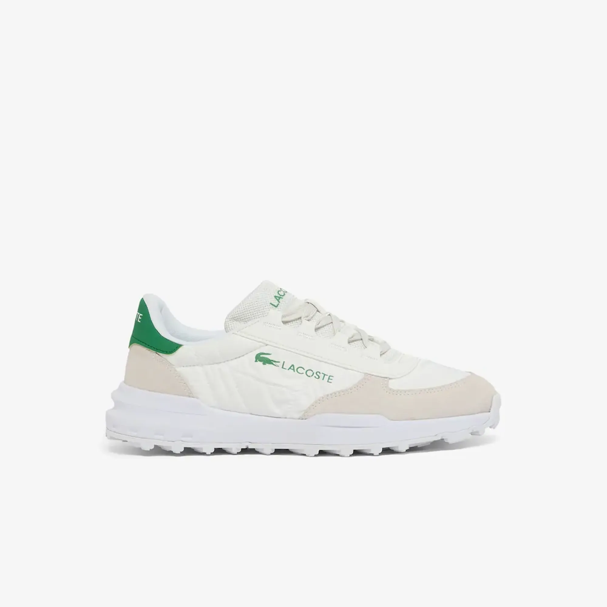 Lacoste Men's Elite Active Evo Sneakers - White & Green