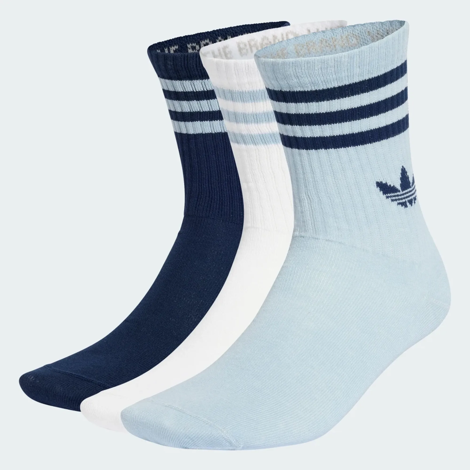 adidas 3-Stripes Crew Socks 3 Pairs