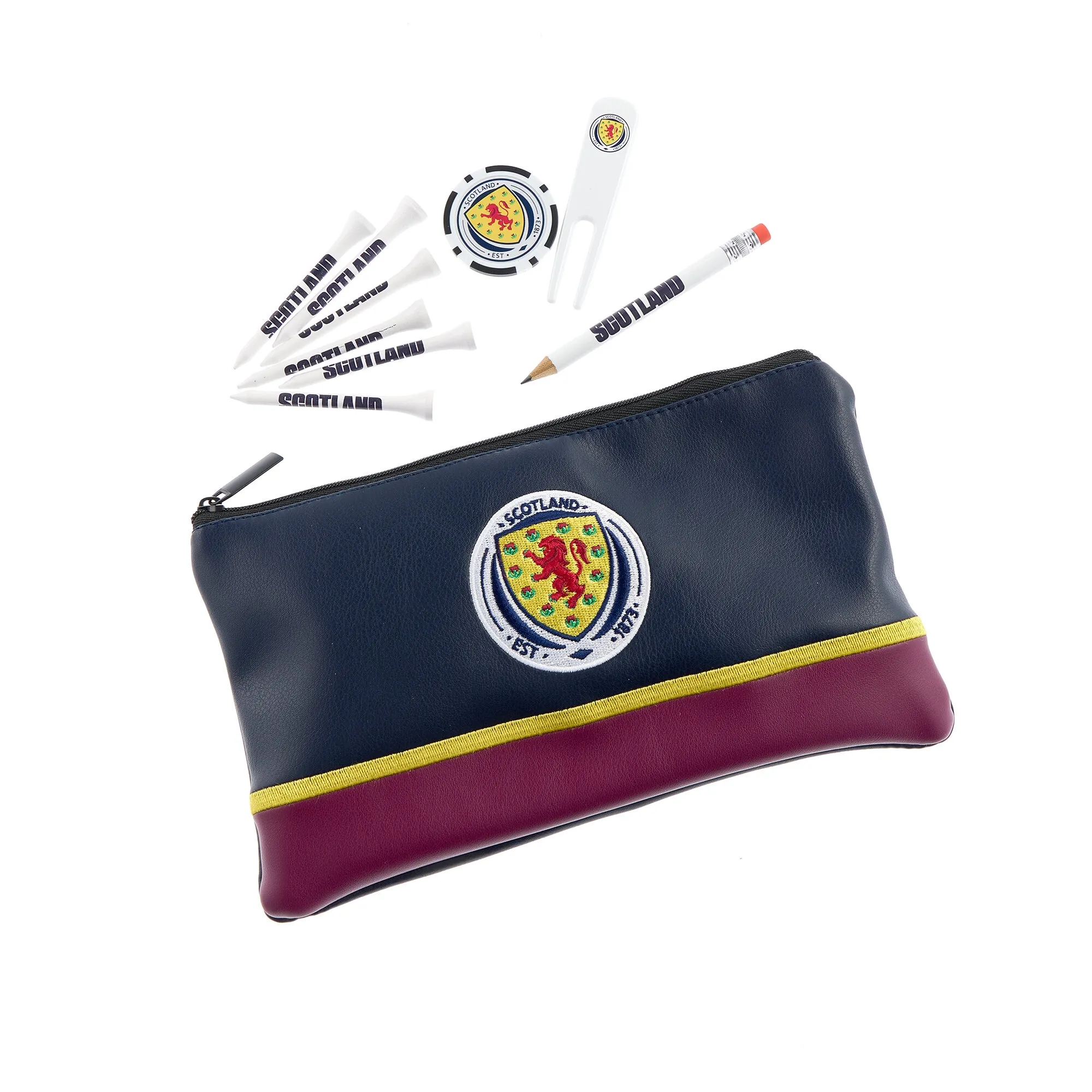 Scotland CADDI Players Bag inc Divot Tool, Tees & Marker
