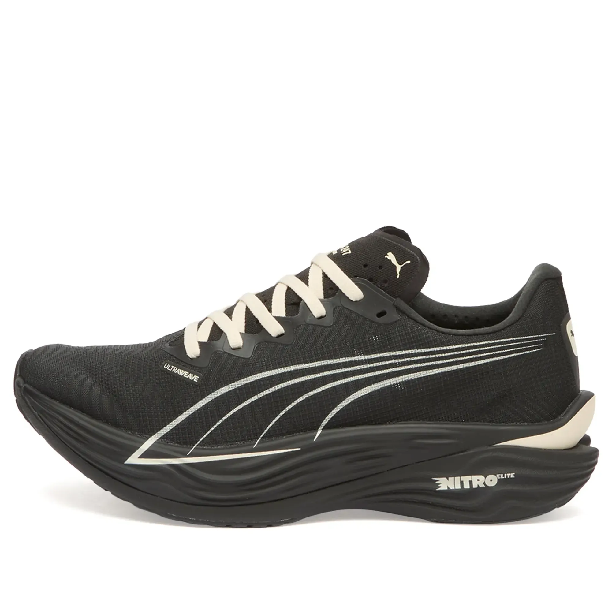 PUMA x Represent Deviate Nitroâ¢ Elite 3 Running Shoes Women, Black/Alpine Snow