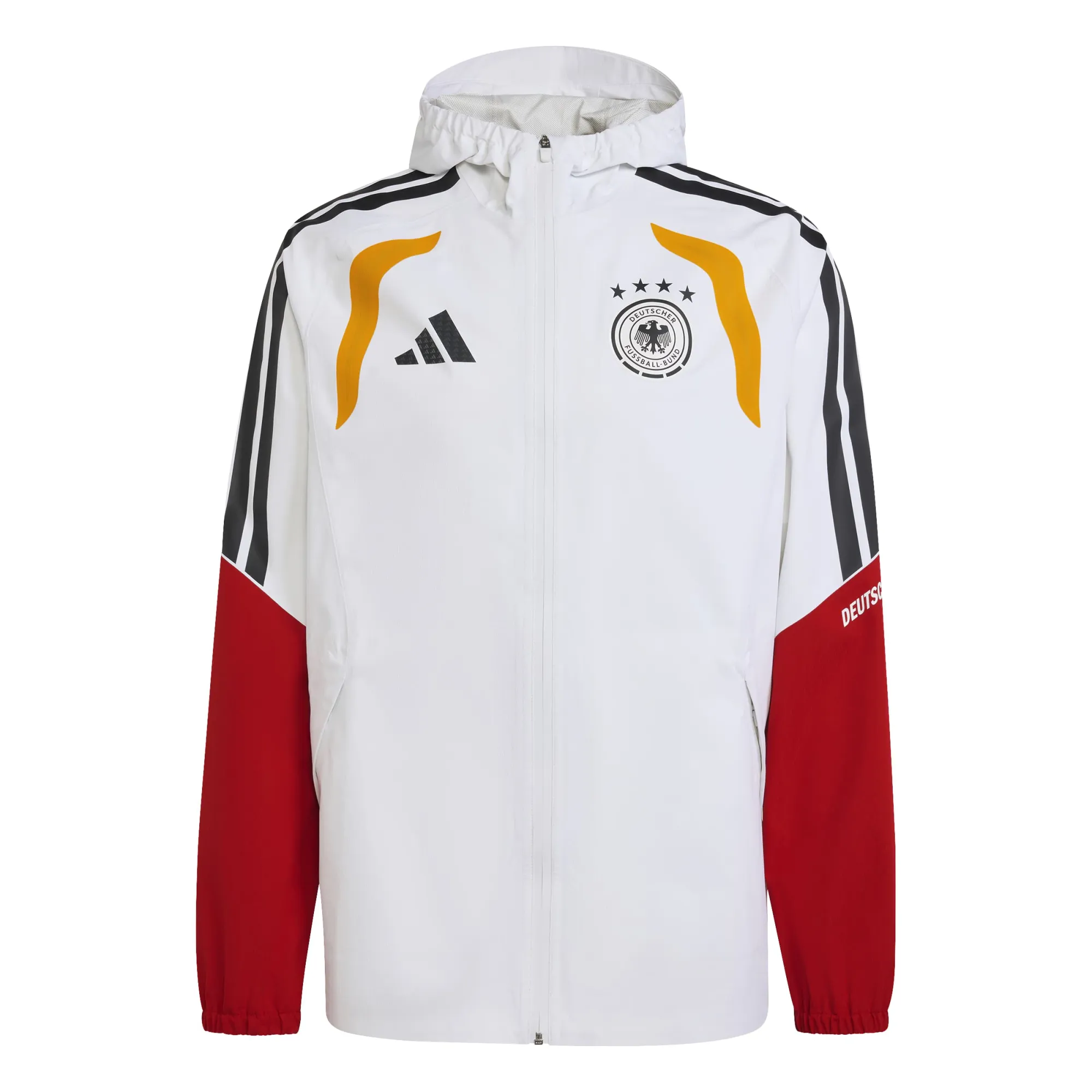 Germany National Team adidas Pro Training Rain Jacket - White